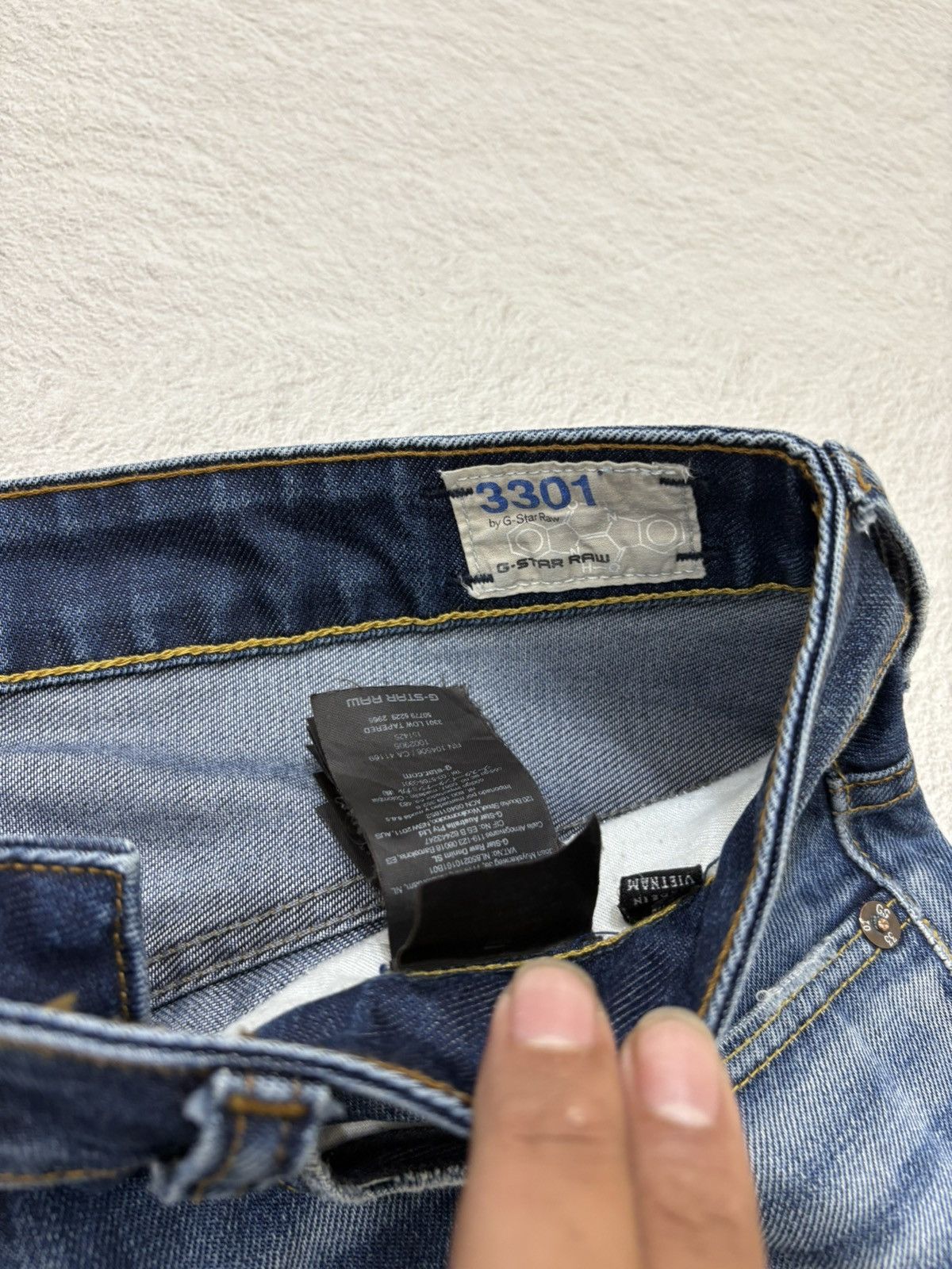 Hysteric Glamour 2000s G-Star raw acid wash denim japan Y2k style Size US 34 / EU 50 - 4 Thumbnail