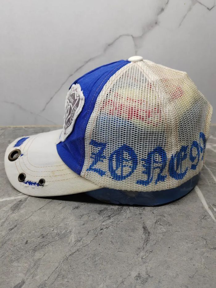 Vintage Vintage Zone 99 Distressed Style Trucker Hat Cap Size ONE SIZE - 4 Thumbnail