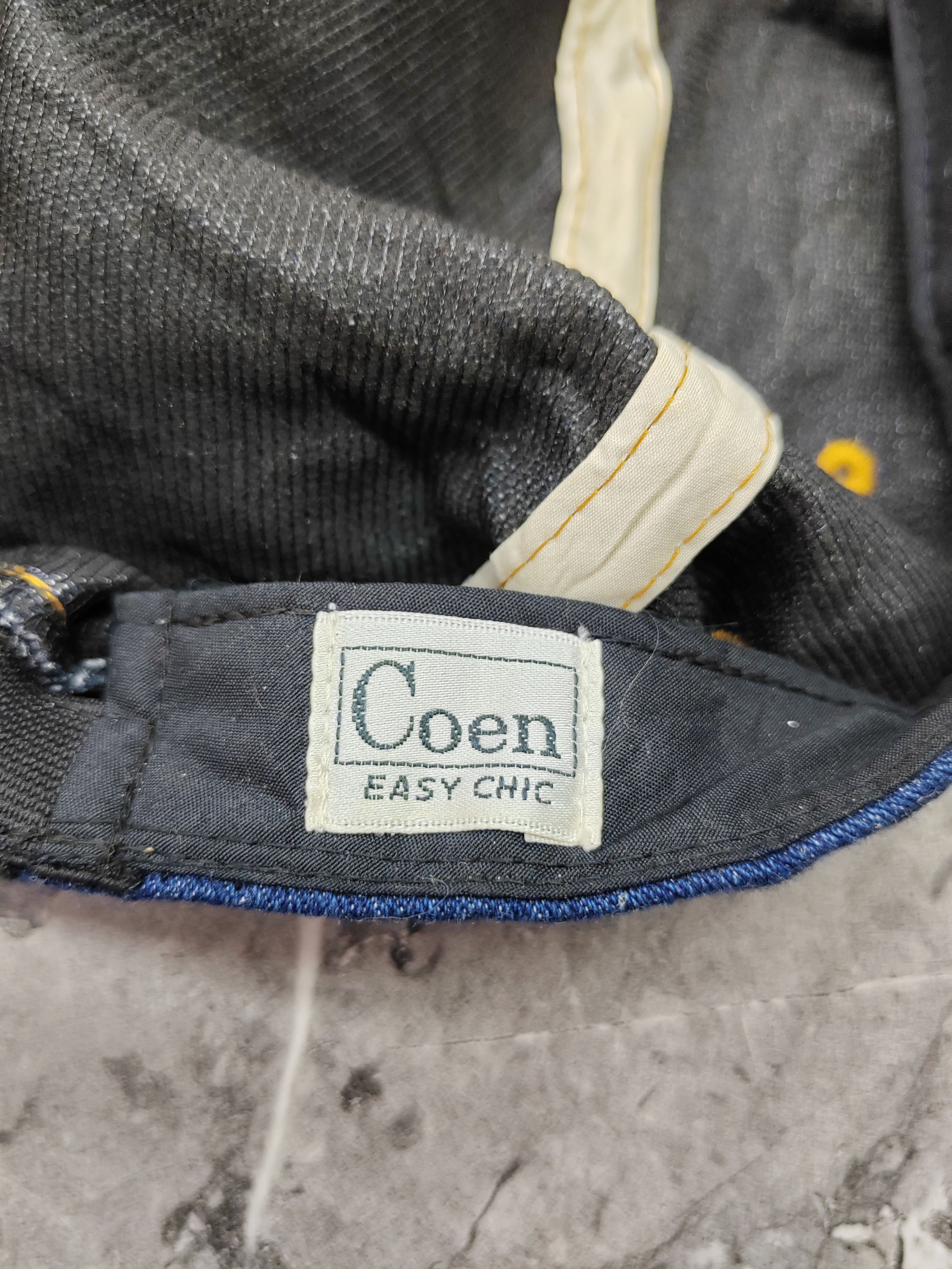 If Six Was Nine Vintage Cadet Denim Coen Japanese Style Cap HAt Size ONE SIZE - 6 Thumbnail