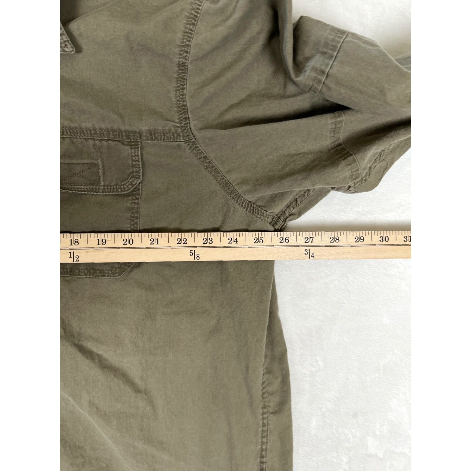 Vintage RedHead Shirt Mens 2XL Green Solid Long Sleeve Button Front Workwear Casual Size US XXL / EU 58 / 5 - 6 Thumbnail