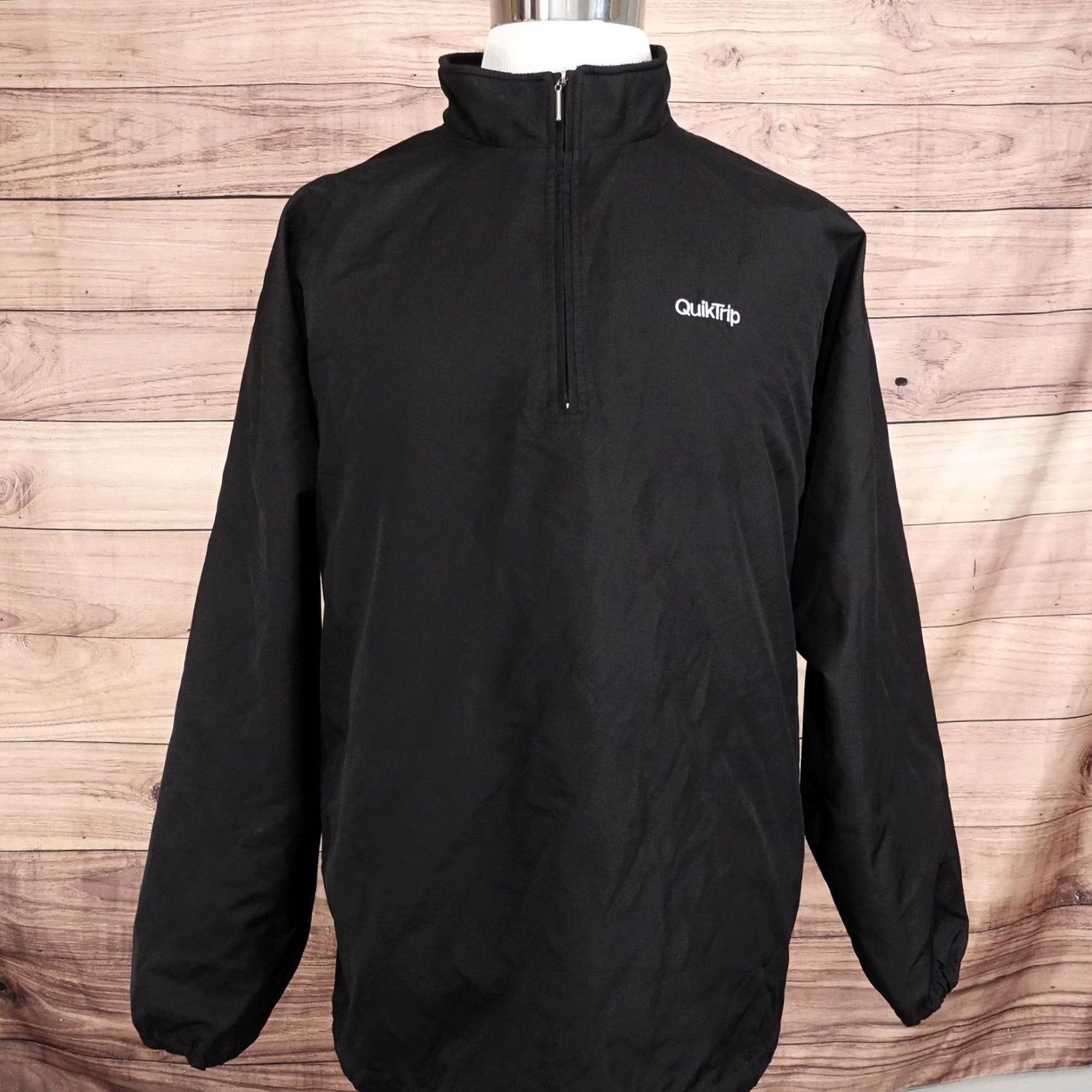 Stormtech Stormtech Jacket XL Black Windbreaker 1/4 Zip Pullover QuikTrip Employee Mens Size US XL / EU 56 / 4 - 3 Thumbnail