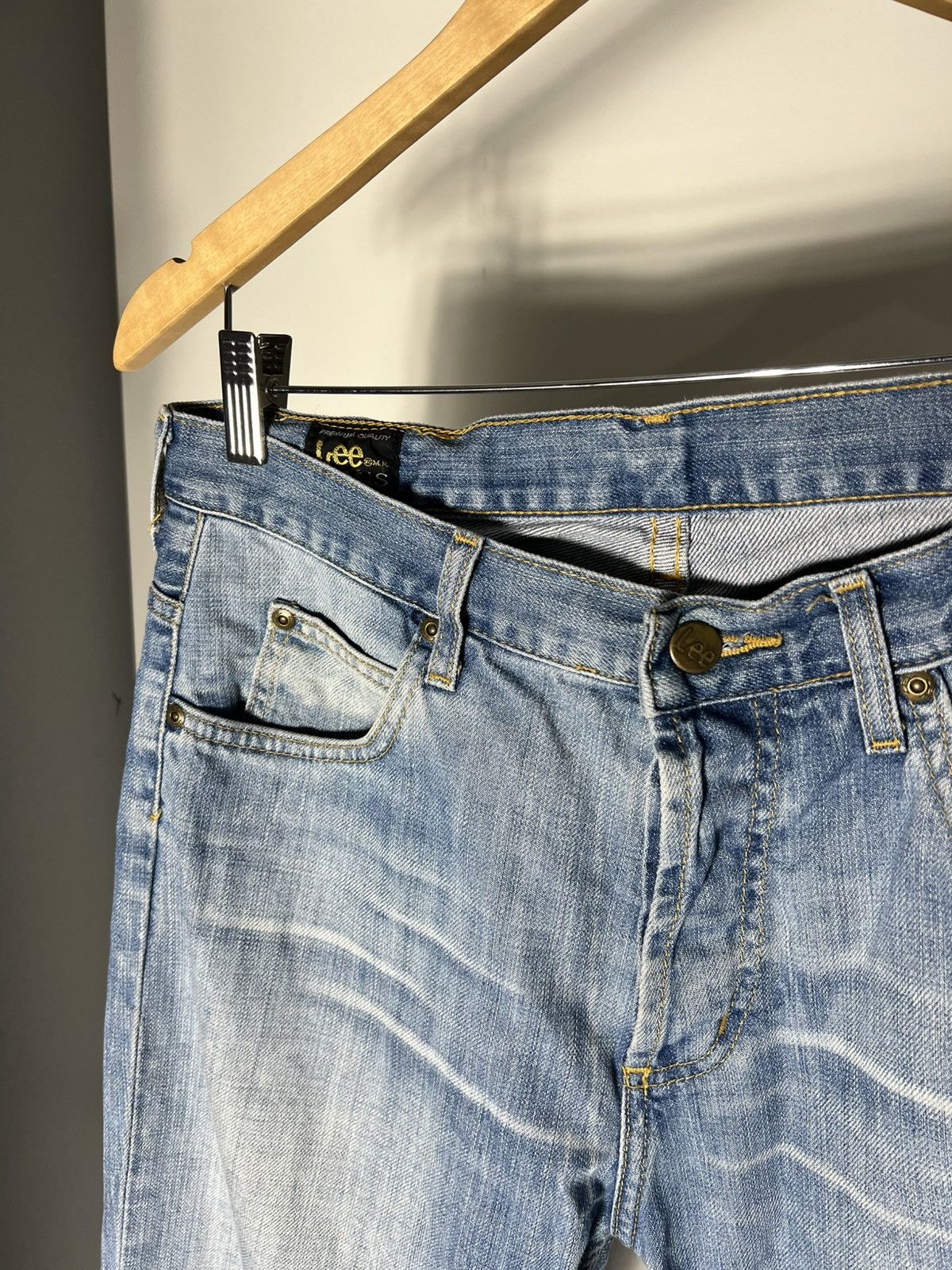 Lee VINTAGE LEE PREMIUM QUALITY BAGGY JEANS DENIM RETRO Y2K 90s Size US 32 / EU 48 - 10 Thumbnail