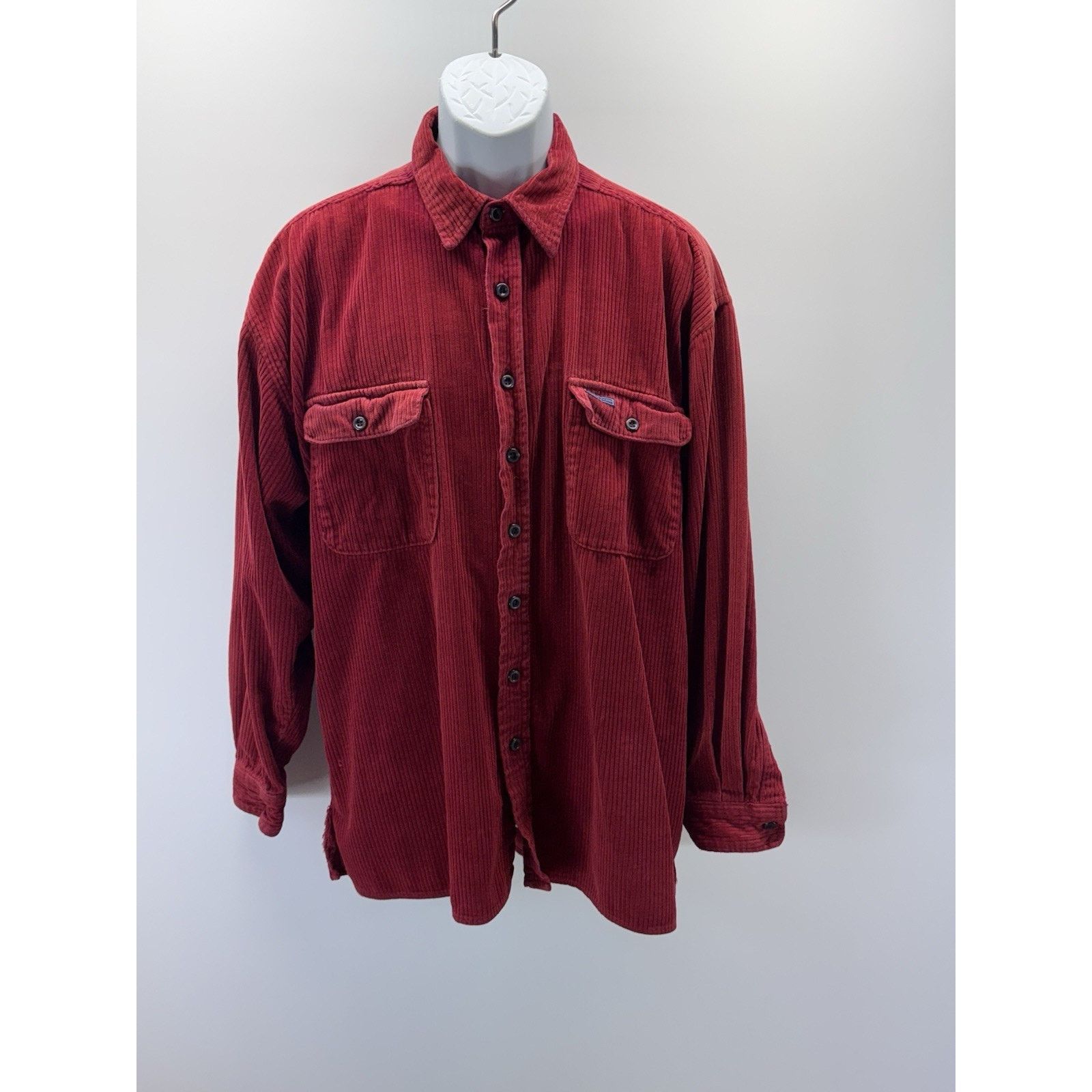 Point Zero Point Zero Technology Men’s Large Red Corduroy Shirt Jacket Size US L / EU 52-54 / 3 - 2 Thumbnail