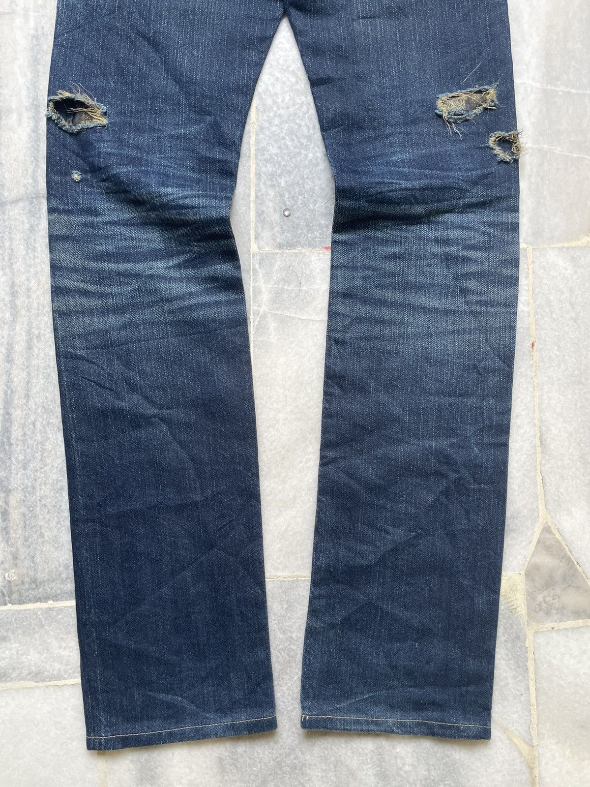 Roen Hiromu Takahara Roen X Bobson Destroyed Denim Pants Size US 29 - 6 Thumbnail