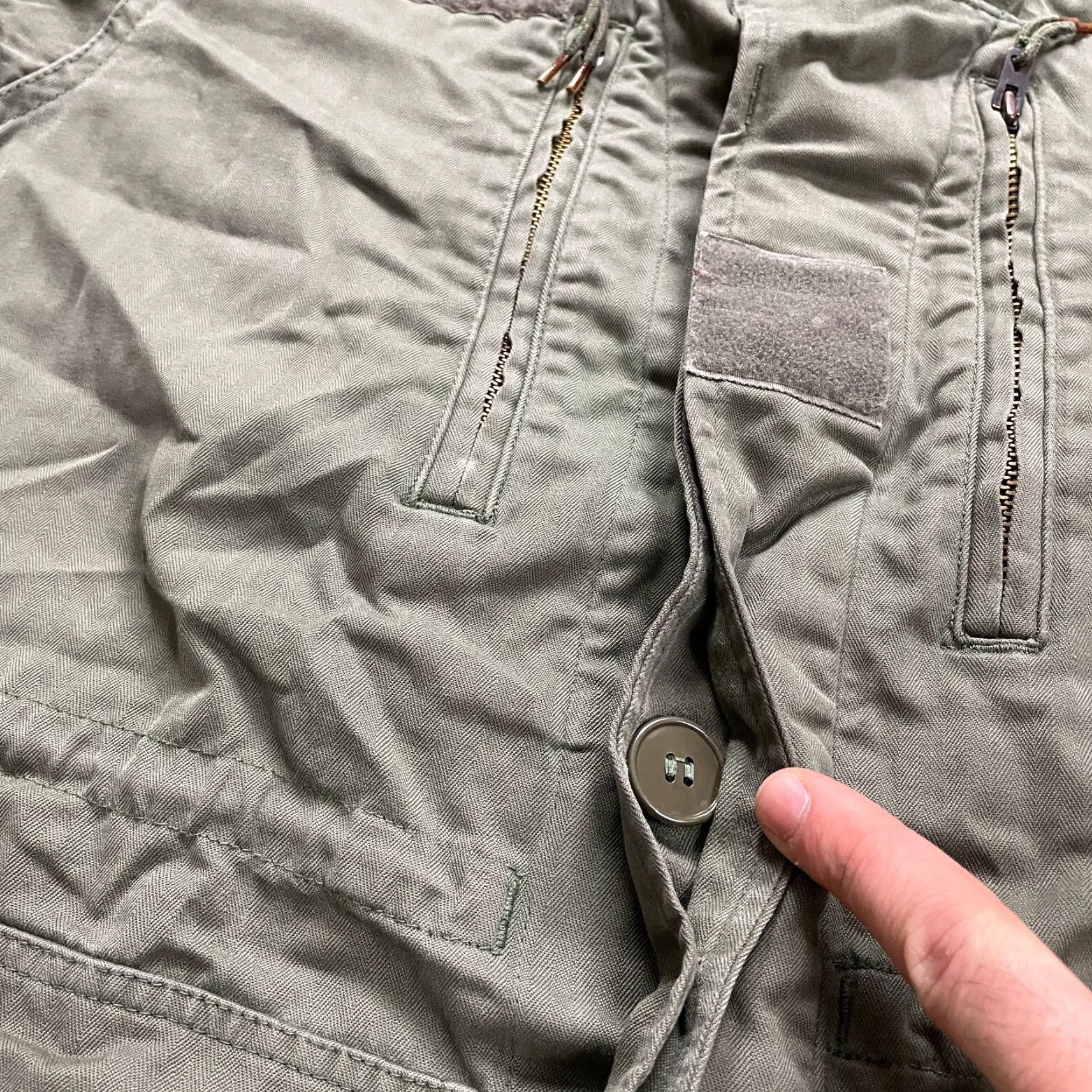 Vintage 88 Military Jacket Womens Medium Army Green Parka Button Down Outdoor Hunting Jacket Size M / US 6-8 / IT 42-44 - 5 Thumbnail