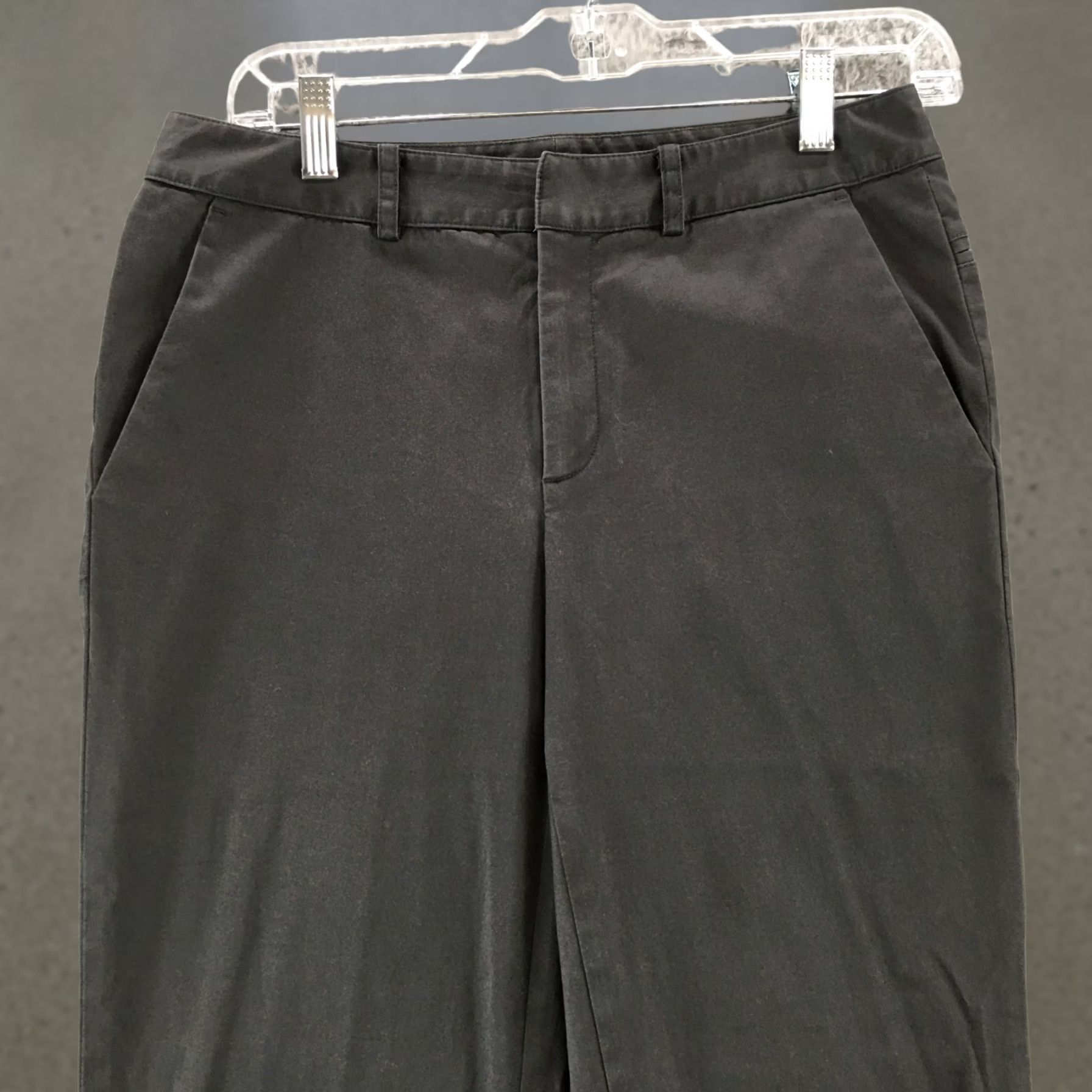Calvin Klein Calvin Klein Dress Pants Women's 4 Grey Mid Rise Bootcut Pockets Slit Flat Front Regular Inseam 29 in Pants Size 27" / US 4 / IT 40 - 1 Thumbnail