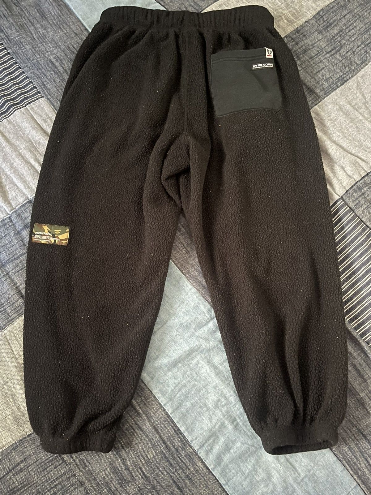 Aape BAPE/AAPE Fuzzy Sweatpants Size US 34 / EU 50 - 2 Thumbnail