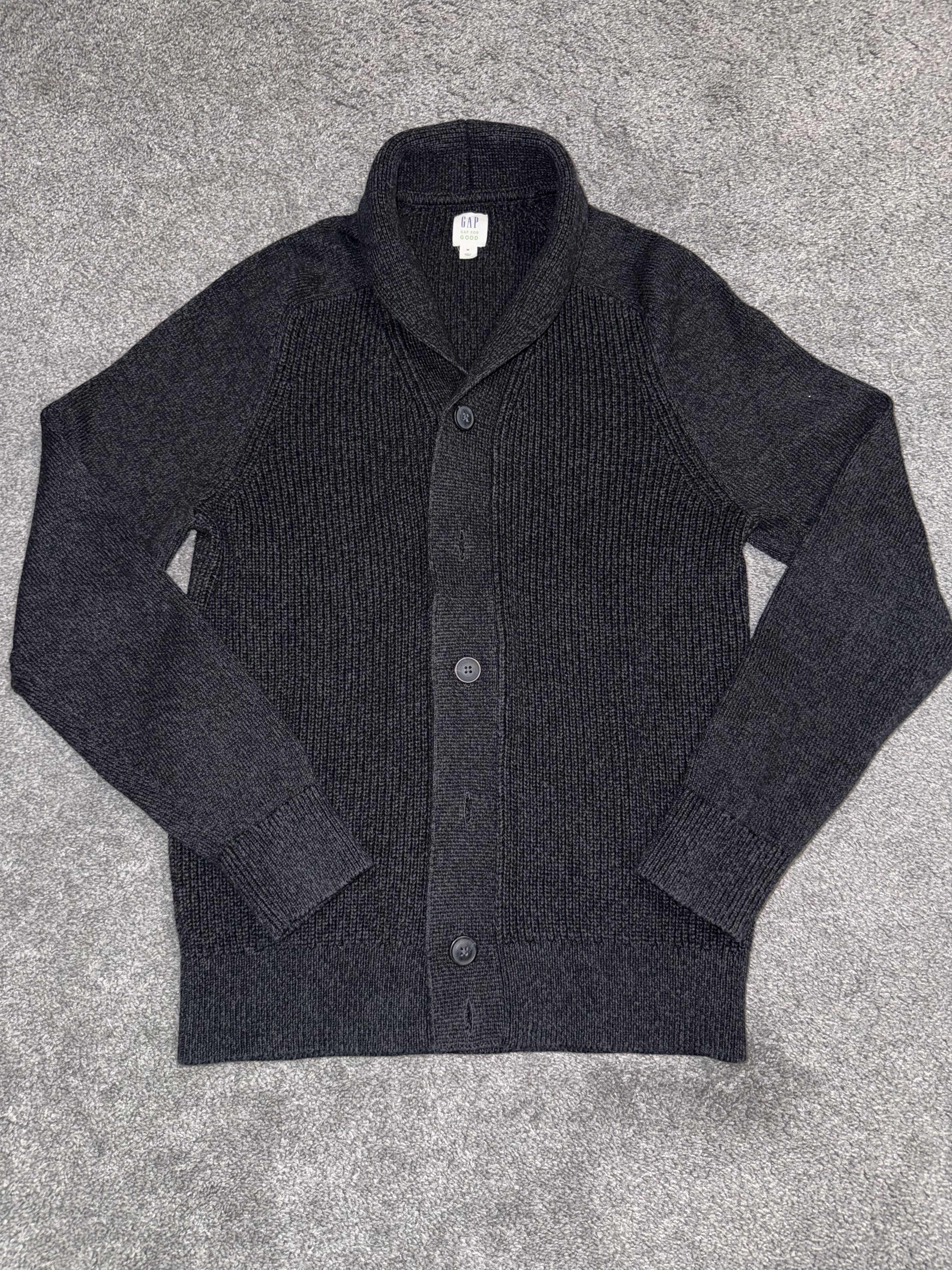 Gap GAP knit cardigan Heather Gray M Size US M / EU 48-50 / 2 - 4 Thumbnail
