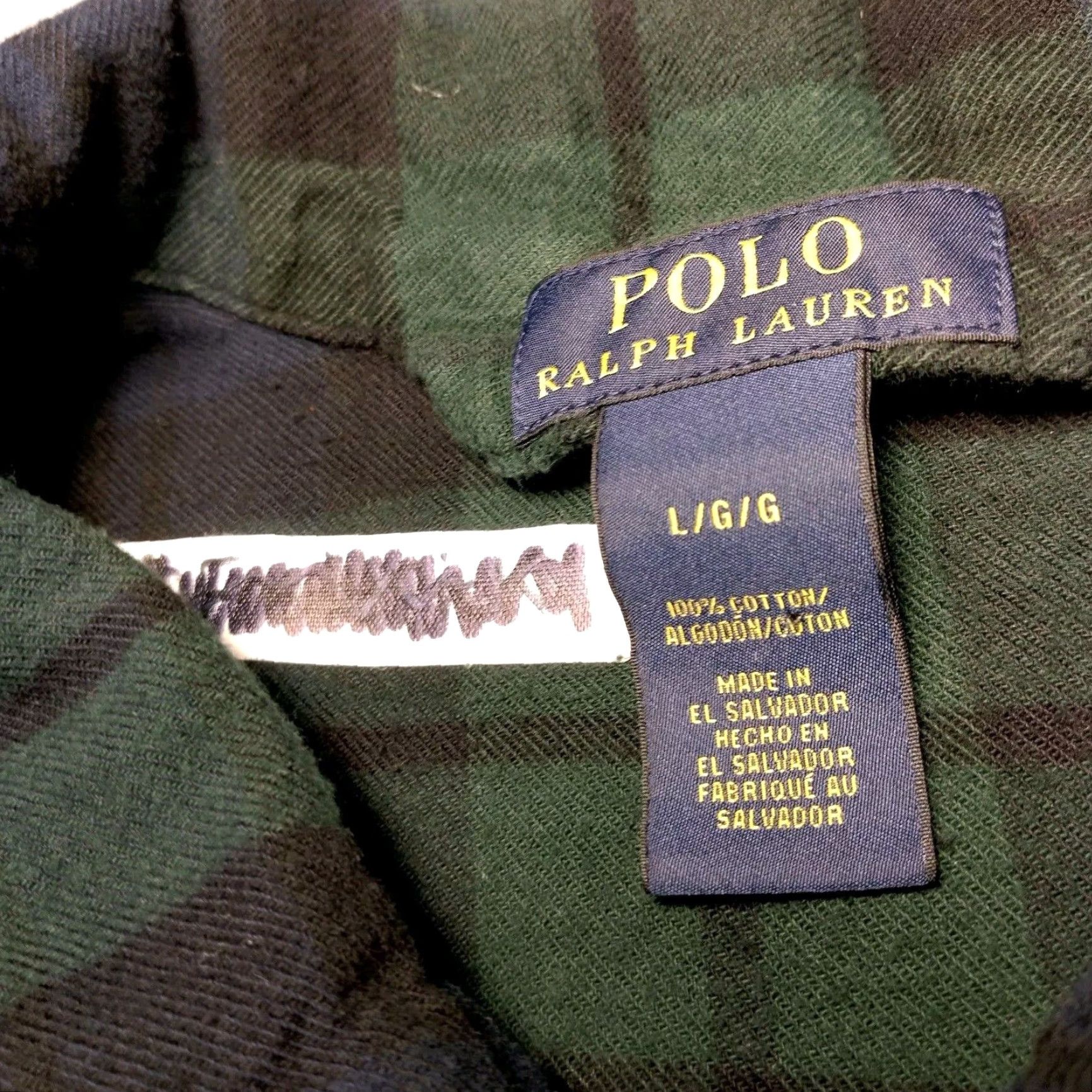 Polo Ralph Lauren VINTAGE Polo Ralph Lauren Pajama Top Men L Blackwatch Tartan Plaid Flannel Shirt READ Size US L / EU 52-54 / 3 - 5 Thumbnail