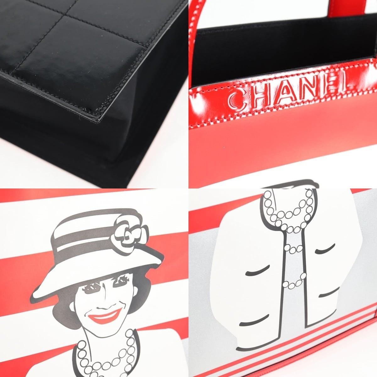 Chanel Chanel Mademoiselle Choco Bar Line Tote Bag Size ONE SIZE - 7 Thumbnail