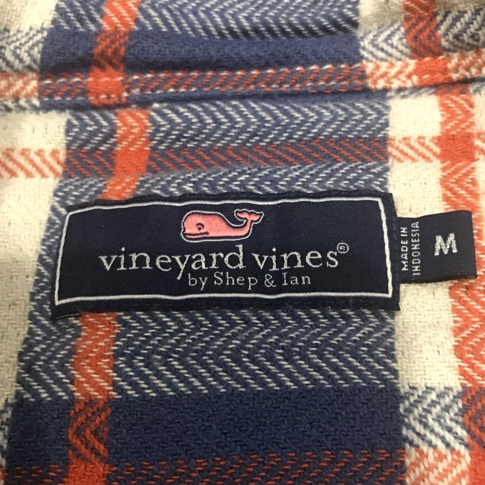Vineyard Vines Vineyard Vines Shirt Mens M Plaid Cotton Flannel Heavy Pockets A22 Size US M / EU 48-50 / 2 - 2 Thumbnail