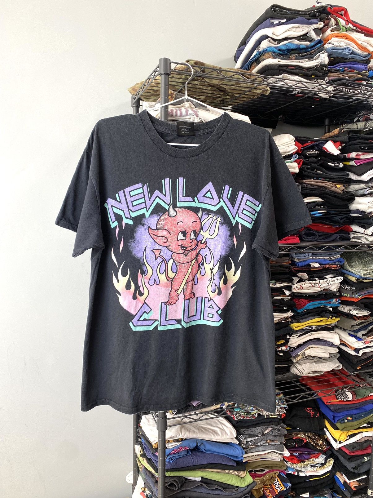 Band Tees × Vintage Vintage New Love Club T Shirt Supreme Style Size US M / EU 48-50 / 2 - 1 Thumbnail