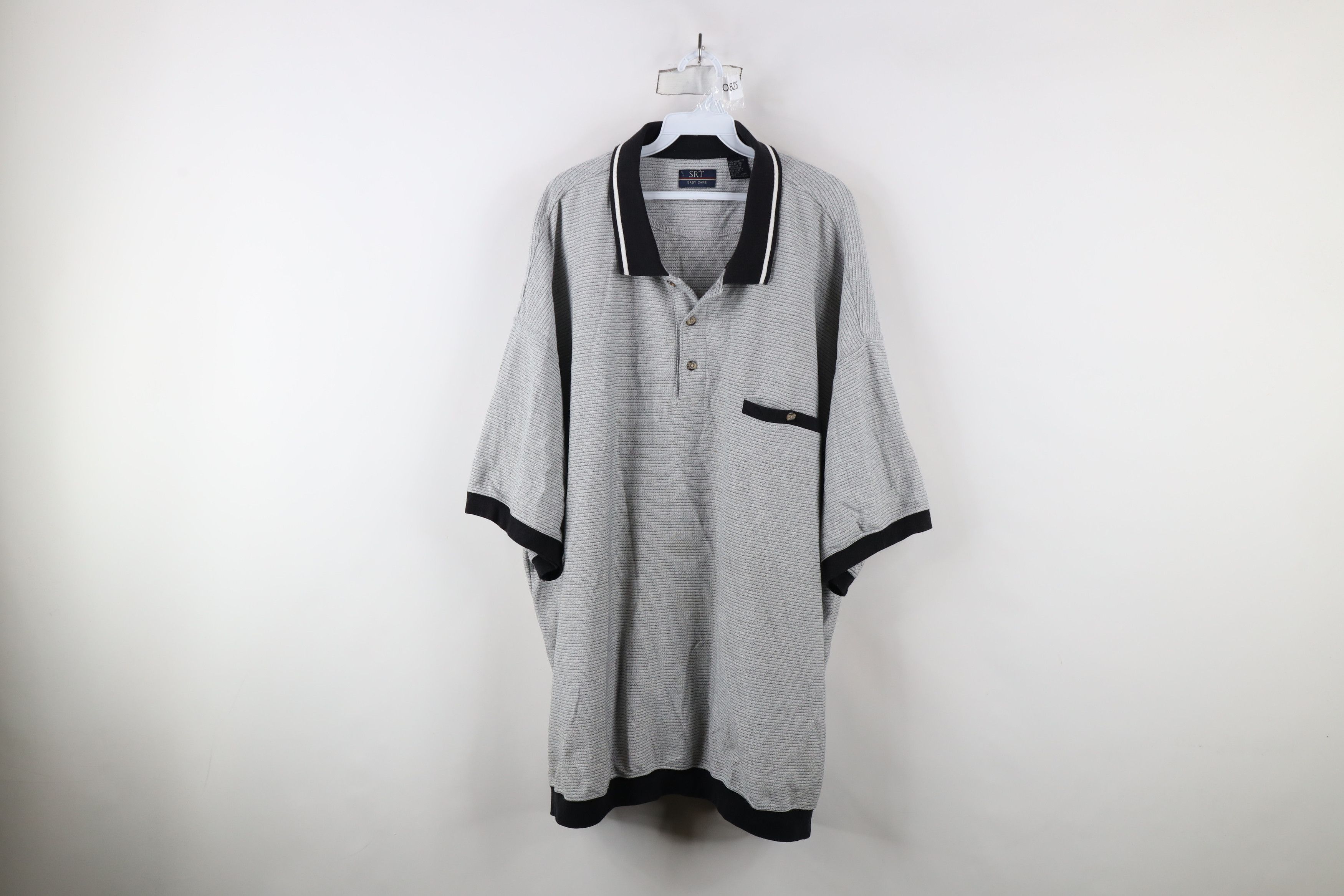 Vintage Vintage 90s Streetwear Striped Collared Pullover Polo Shirt Size US XXL / EU 58 / 5 - 1 Thumbnail