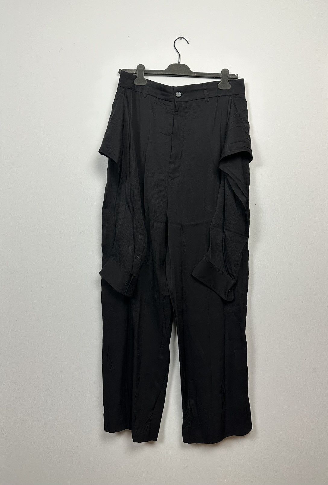 Balenciaga Hybrid wrinkled fluid trousers | Grailed