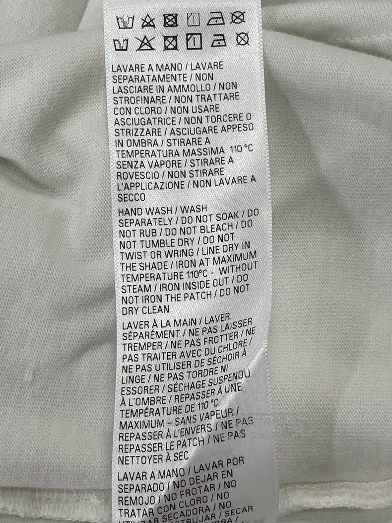 Balenciaga Balenciaga White short-sleeve T-shirt with lettered rhines Size US L / EU 52-54 / 3 - 6 Thumbnail