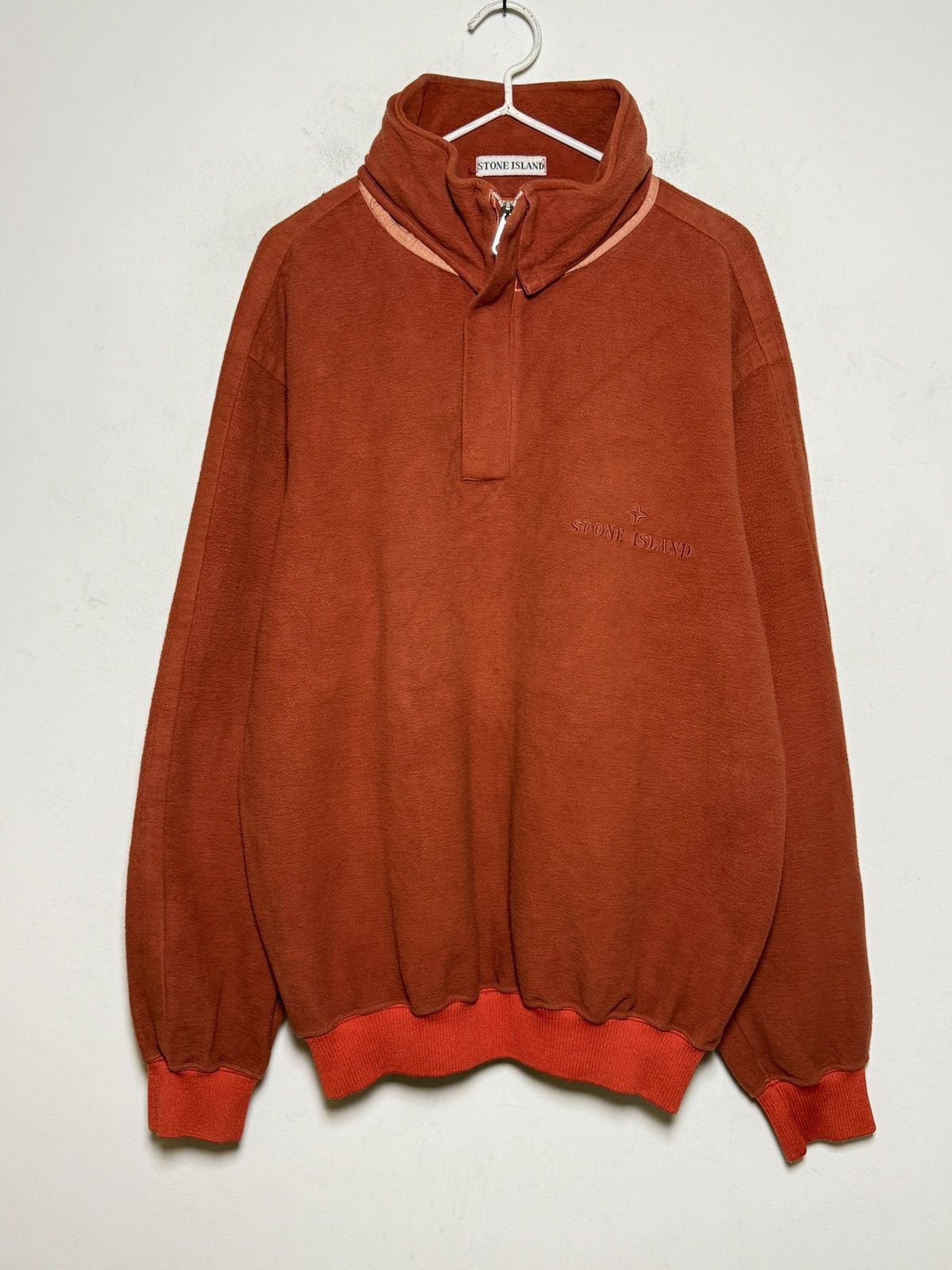 Stone Island Vintage Stone Island Marina fleece hoodie Size US L / EU 52-54 / 3 - 13 Thumbnail