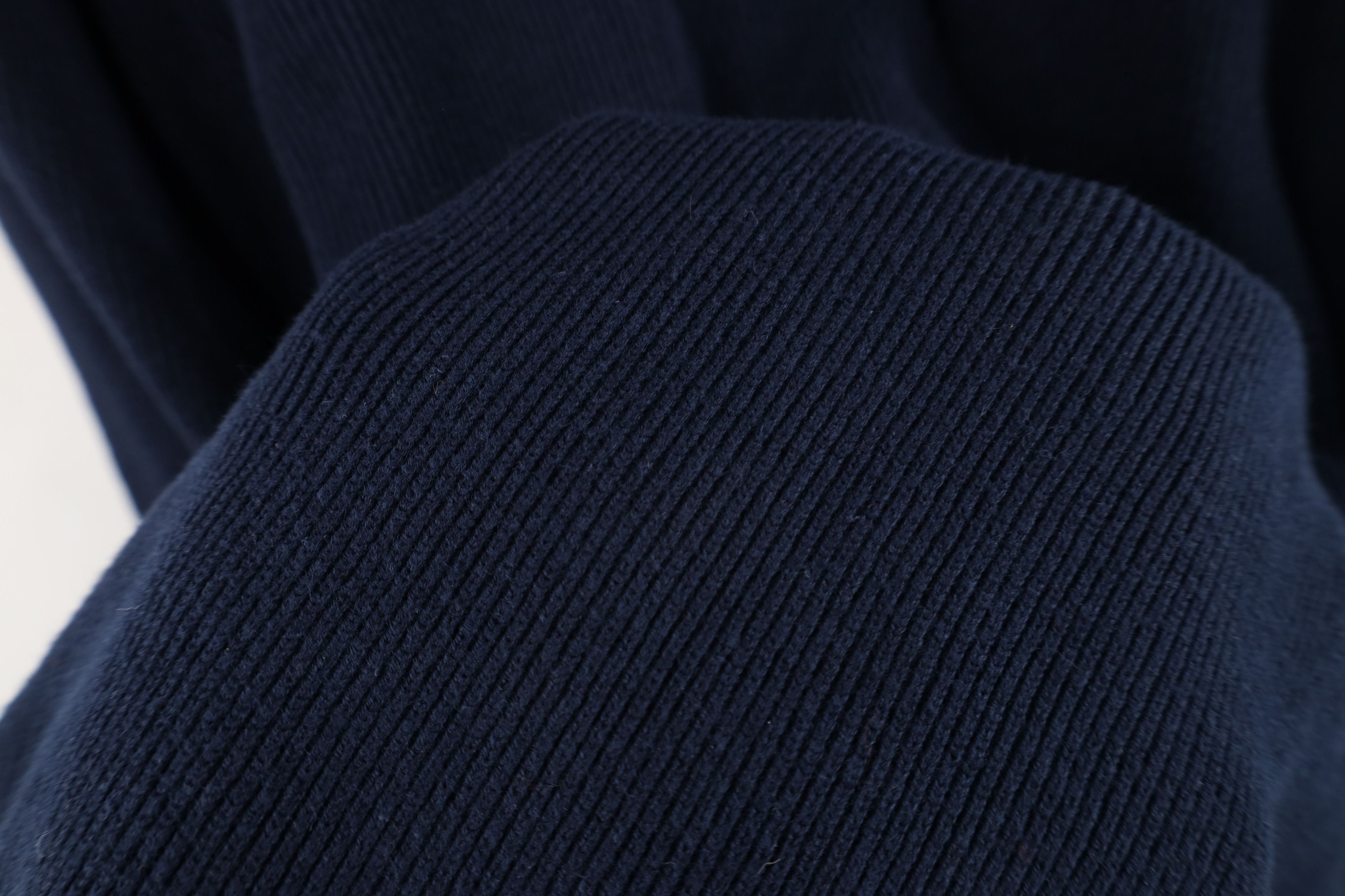 Eddie Bauer Vintage Eddie Bauer Ribbed Knit Collared Sweater Navy Blue Size XL / US 12-14 / IT 48-50 - 7 Thumbnail