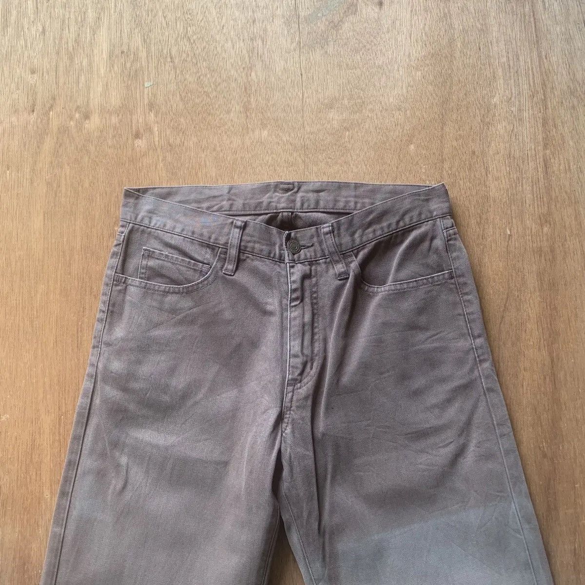 Vintage FADED ‼️ JAPANESE VINTAGE UNIQLO BLANK 5-POCKET PANTS Size US 28 / EU 44 - 2 Thumbnail