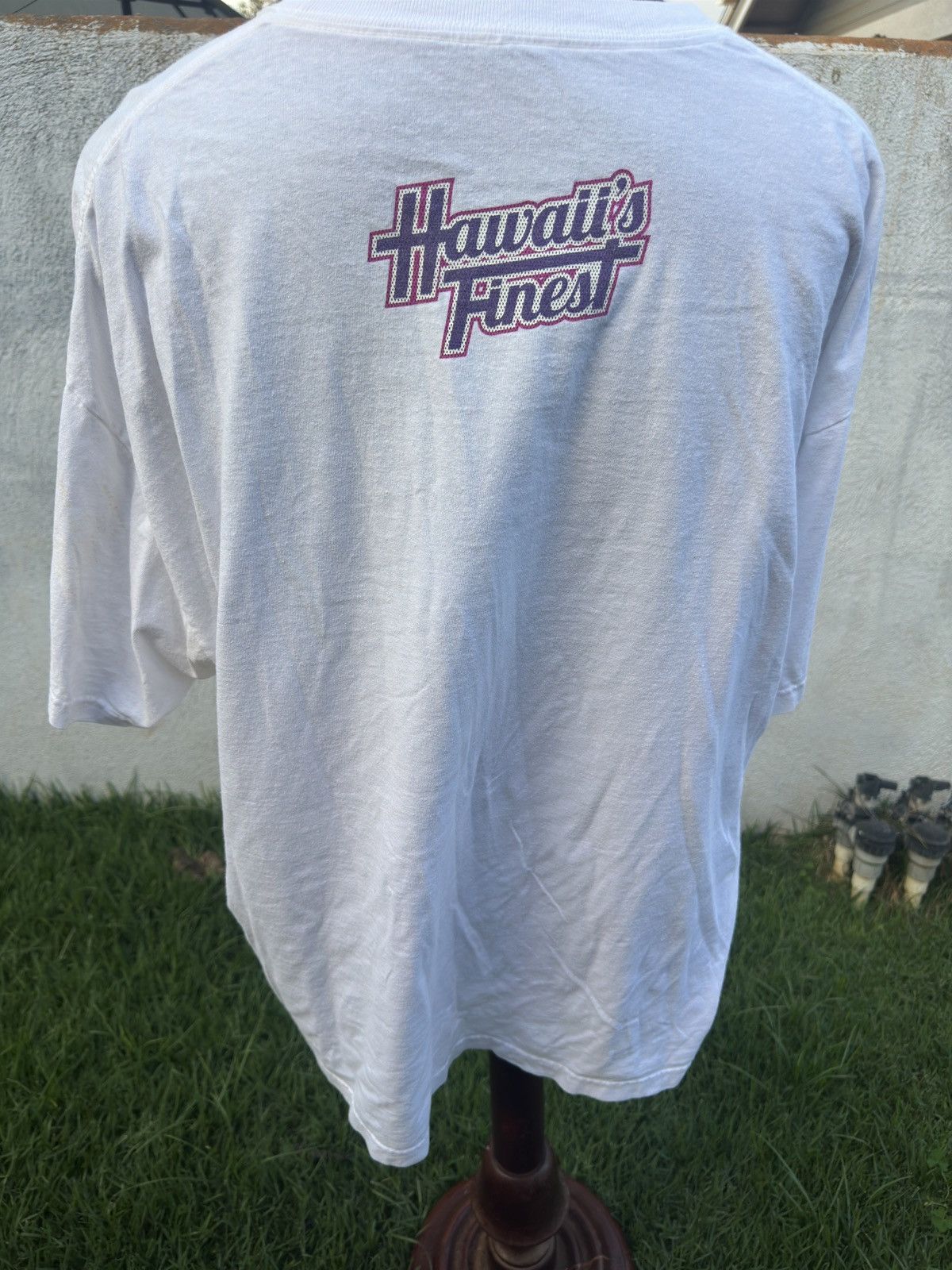 Other PreOwned Hawaii's Finest T-Shirt Men's XXXL White 3XL Size US XXL / EU 58 / 5 - 2 Thumbnail