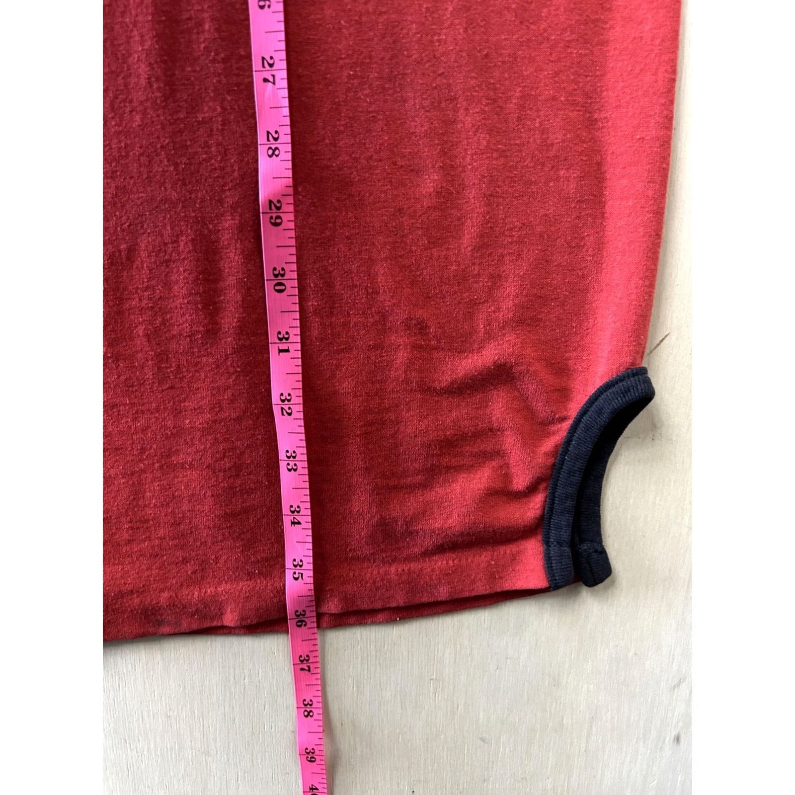 Disney Vintage 90s Disney Mickey Mouse Sleepshirt One Size Red V Neck Graphic Sleepwear Size ONE SIZE - 5 Thumbnail