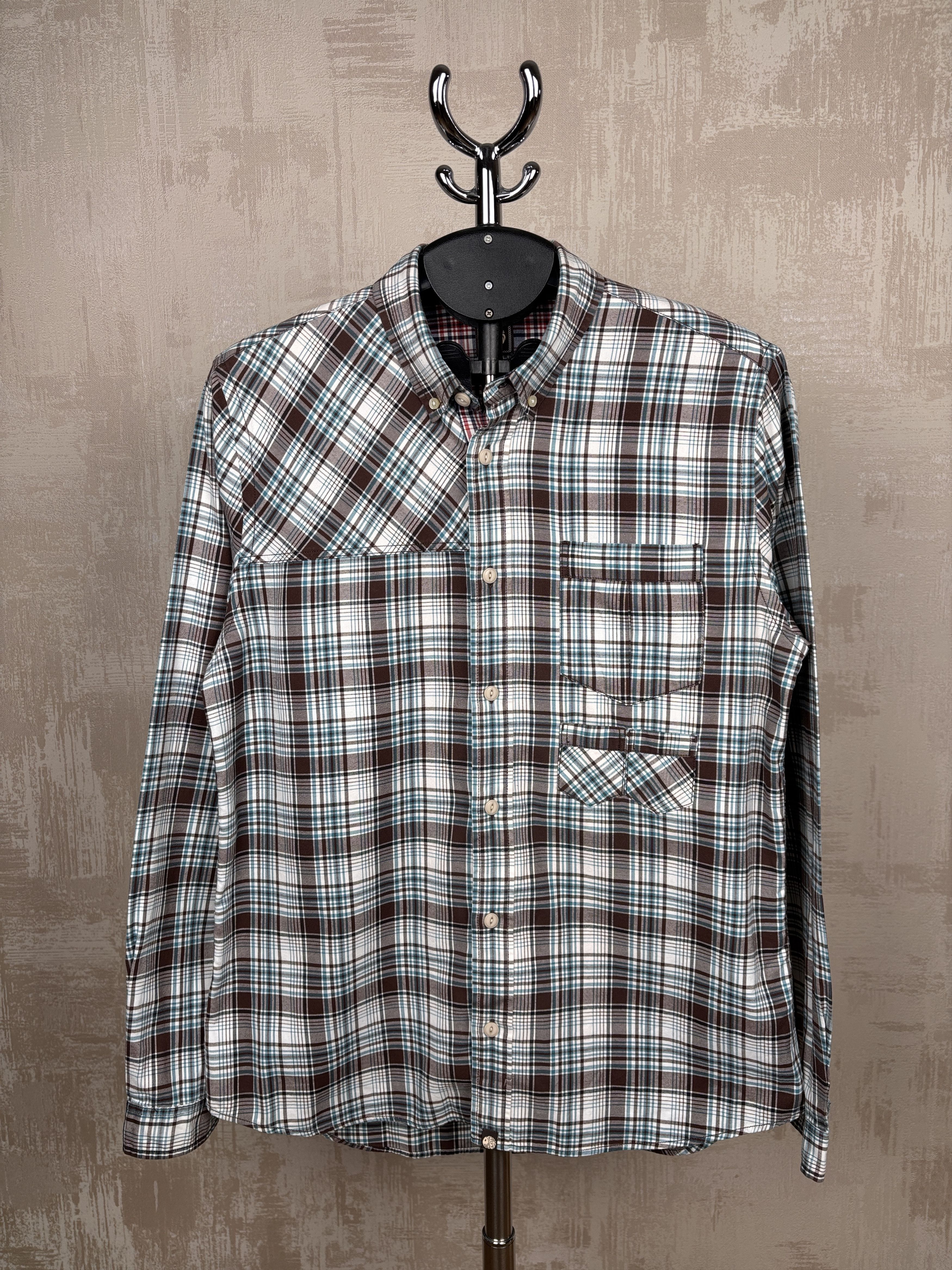 Pretty Green Pretty Green Check Long Sleeve Shirt Button Down Size US L / EU 52-54 / 3 - 3 Thumbnail