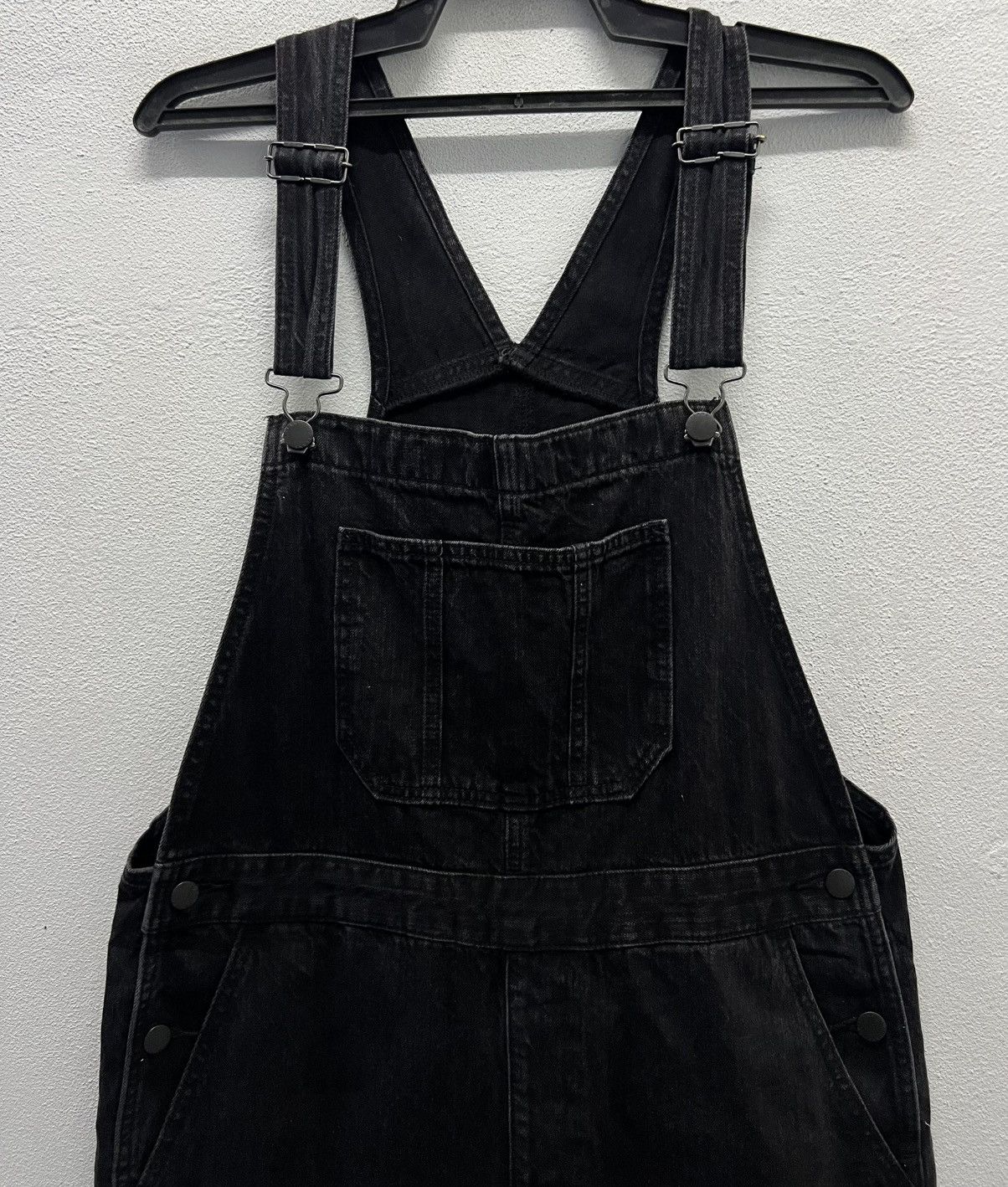 GU × Vintage GU Women’s Black Denim Overalls – Size XL Size US 37 - 3 Thumbnail