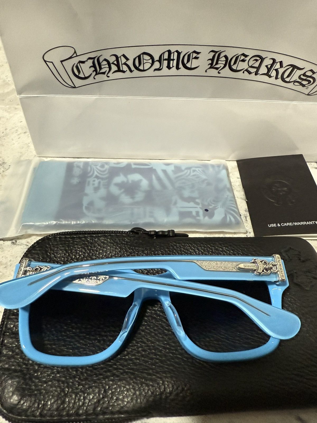 Chrome Hearts Chrome Hearts Box Officer Glasses Size ONE SIZE - 2 Thumbnail