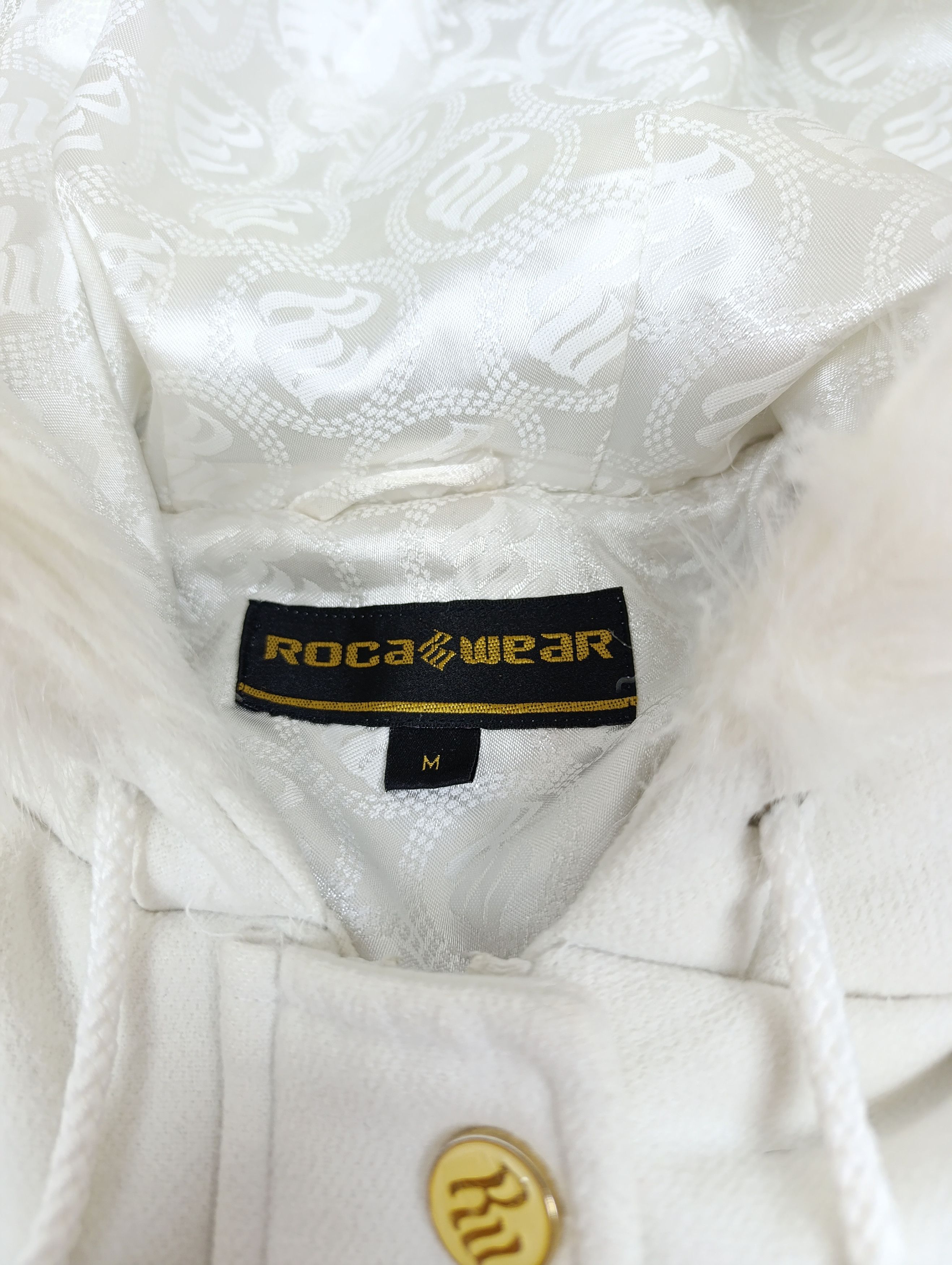 Rocawear ROCAWEAR Y2K VINTAGE WOMENS BOMBER JACKET FAUX FUR Size M / US 6-8 / IT 42-44 - 6 Thumbnail