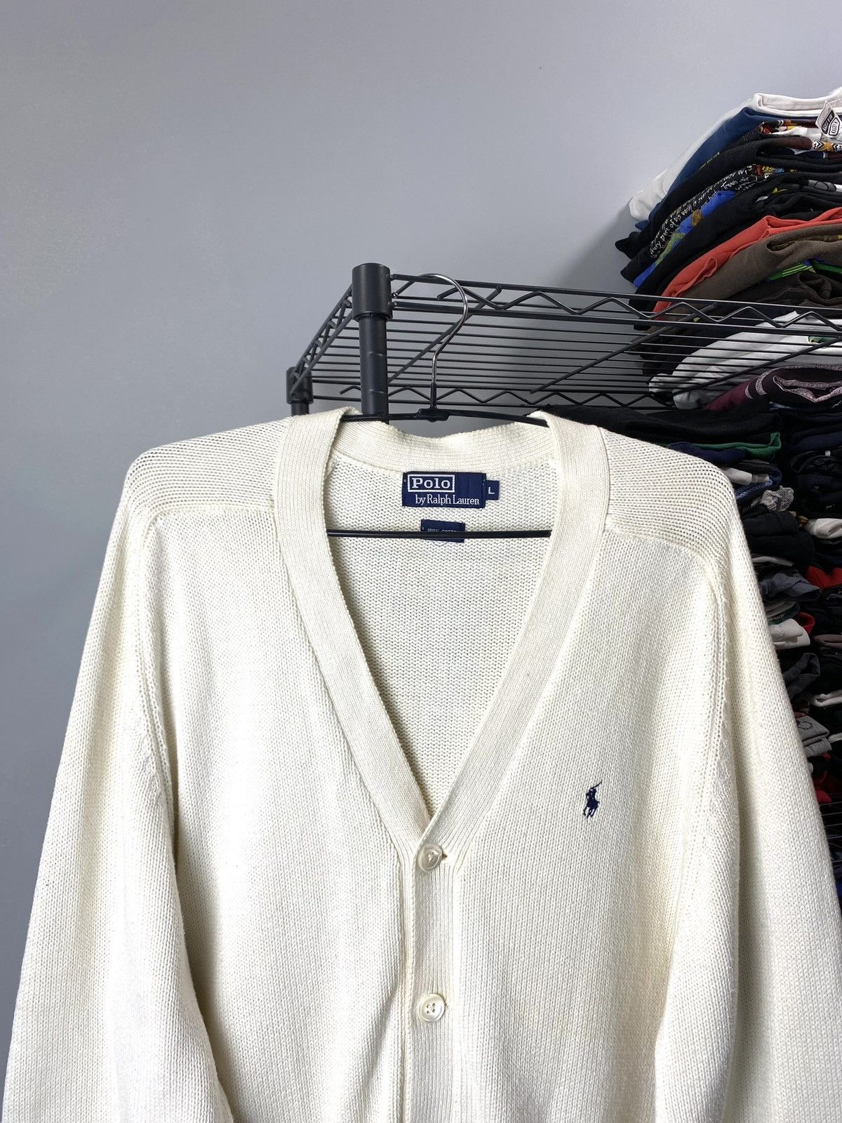 Polo Ralph Lauren 💥 VERY RARE Vintage Polo Ralph Lauren Japan Heavy Cardigan Size US L / EU 52-54 / 3 - 2 Thumbnail