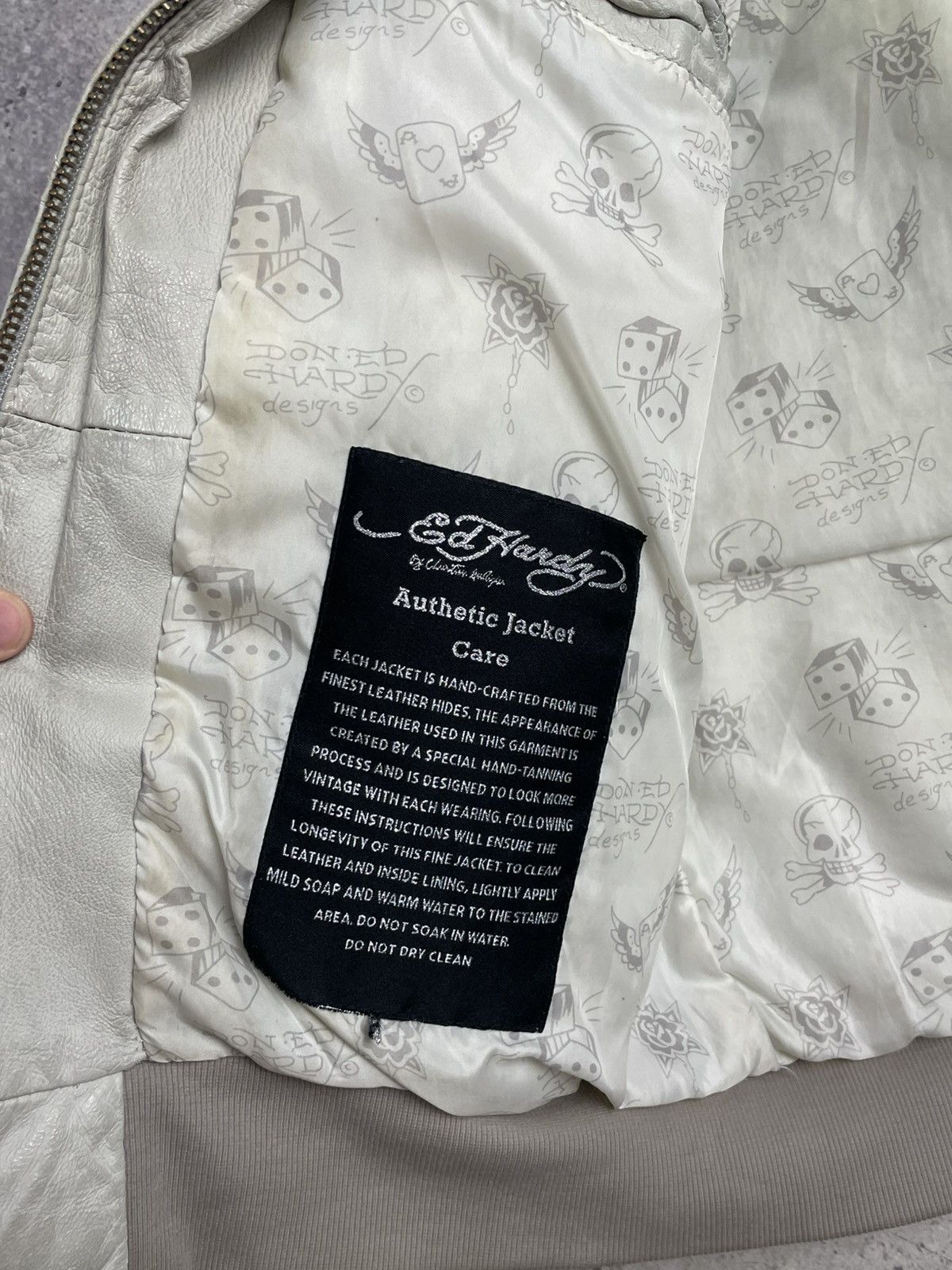 Ed Hardy Ed hardy vintage leather jacket Size US XL / EU 56 / 4 - 19 Thumbnail