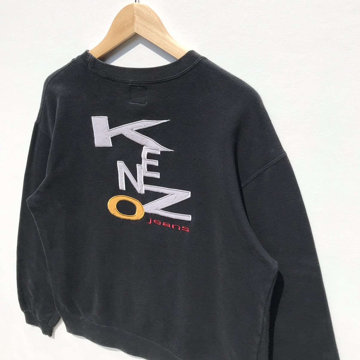 Kenzo Kenzo Jeans Sweatshirt Spellout Embroidery Kenzo Sun Faded Size US S / EU 44-46 / 1 - 6 Thumbnail