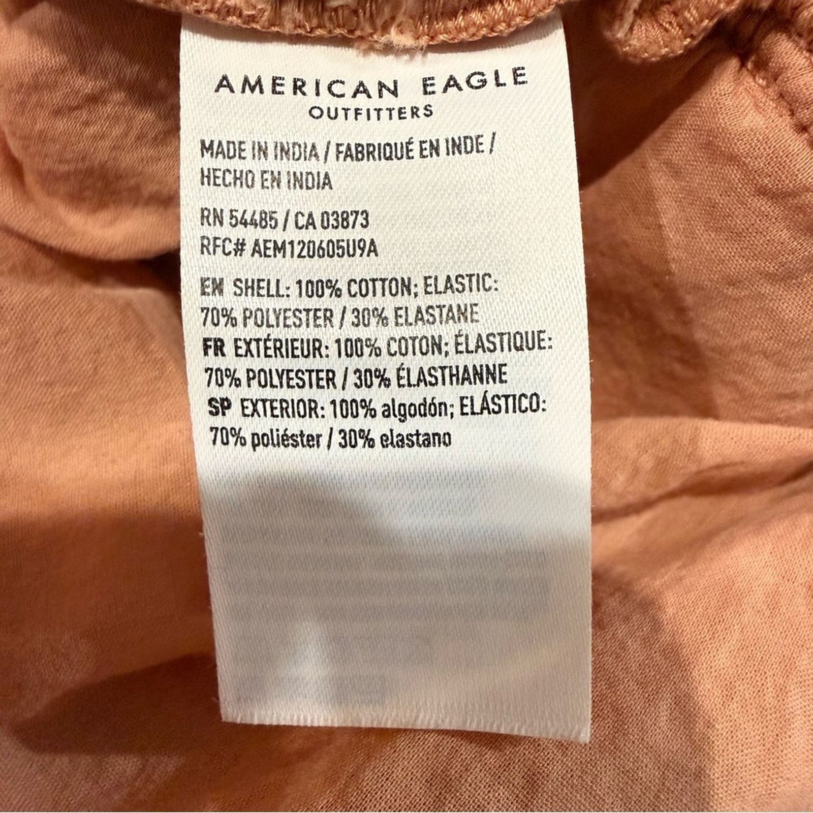 American Eagle Outfitters American Eagle Smocked Bodice Gauze Mini Dress Womens Medium Size M / US 6-8 / IT 42-44 - 8 Thumbnail