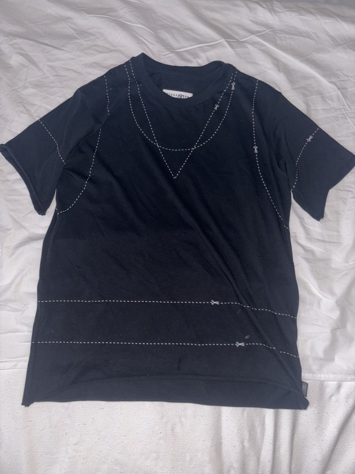 【Maison Margiela】Printed Stitch T-Shirt MM6 × Maison Margiela MM6 MAISON MARGIELA STITCH PRINT | Grailed
