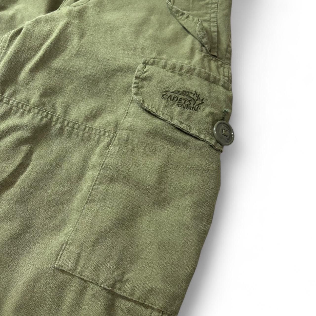 Vintage Vintage Khaki Green Cadets Military Field Cargo Pants 25x25 Size 25" / US 0 / IT 36 - 2 Thumbnail