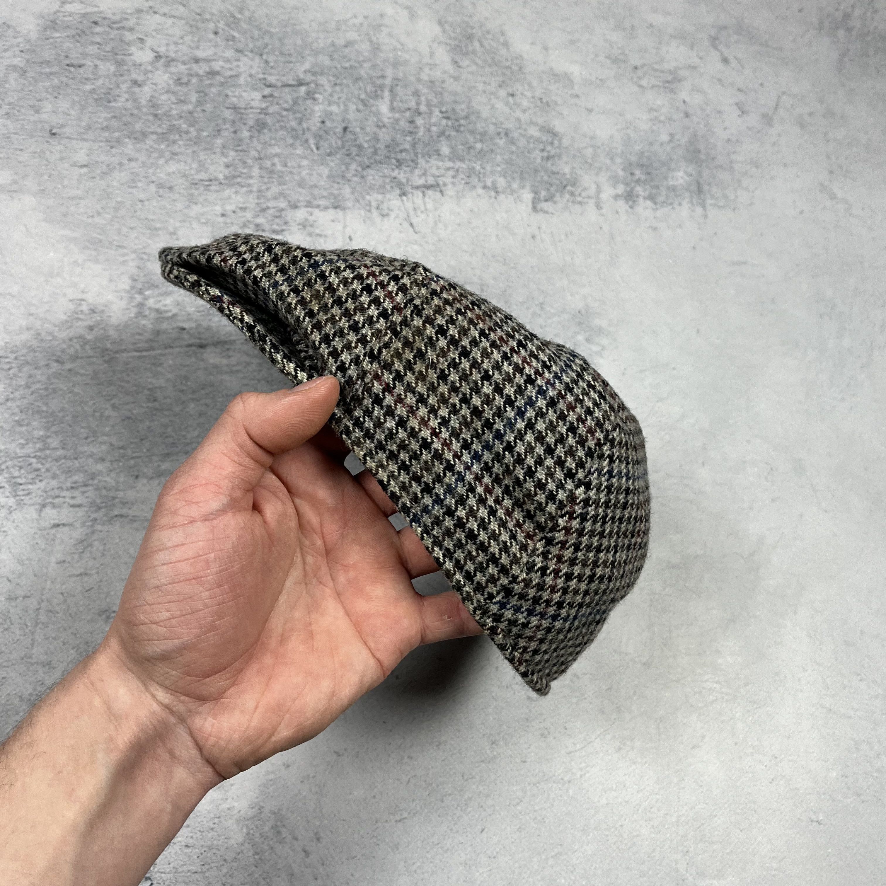 Barbour Vintage Barbour Wool Flat Cap 90’s Size ONE SIZE - 10 Thumbnail