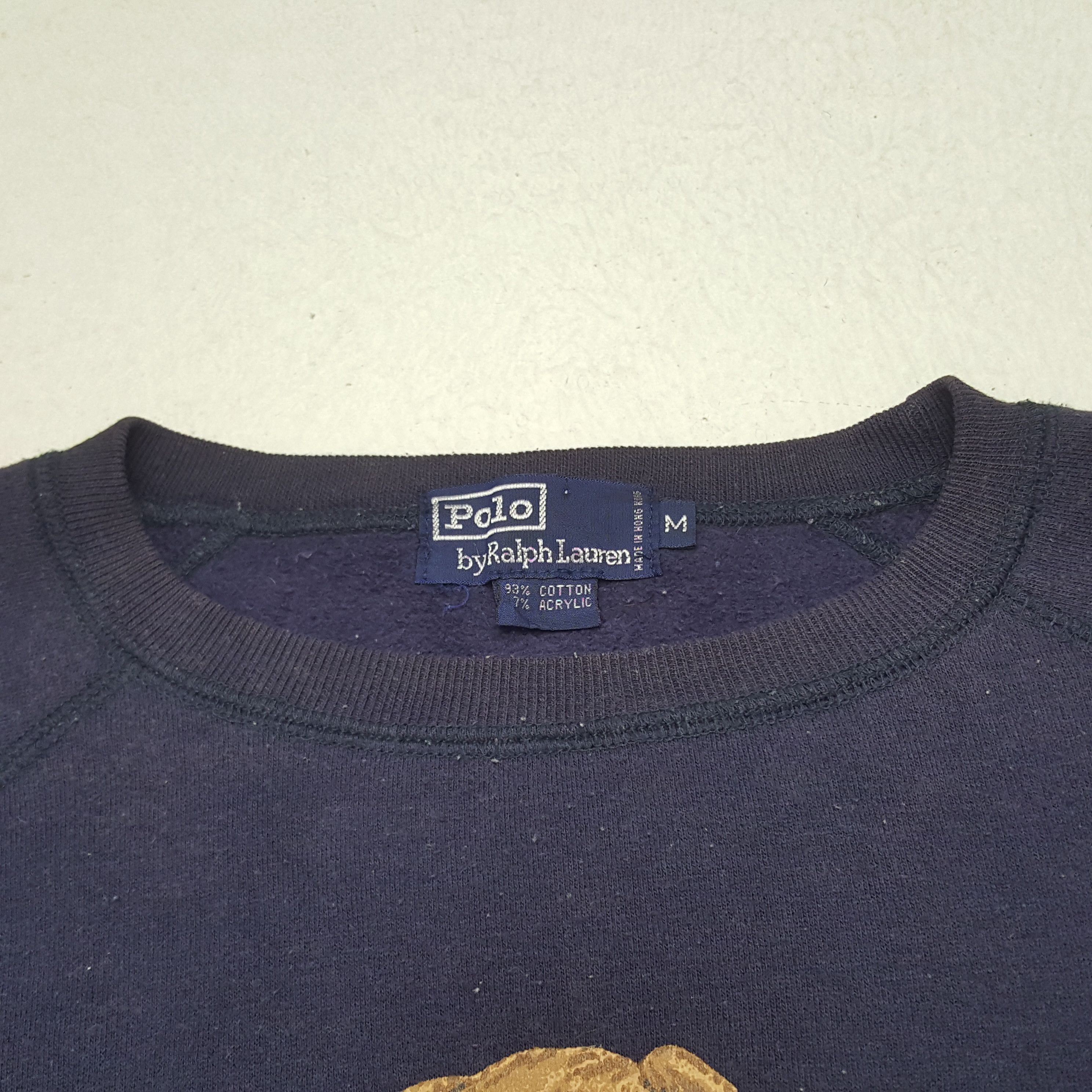 Polo Ralph Lauren × Vintage Vintage Polo Bear by Ralph Lauren American Brand Sweatshirt Size US M / EU 48-50 / 2 - 4 Thumbnail