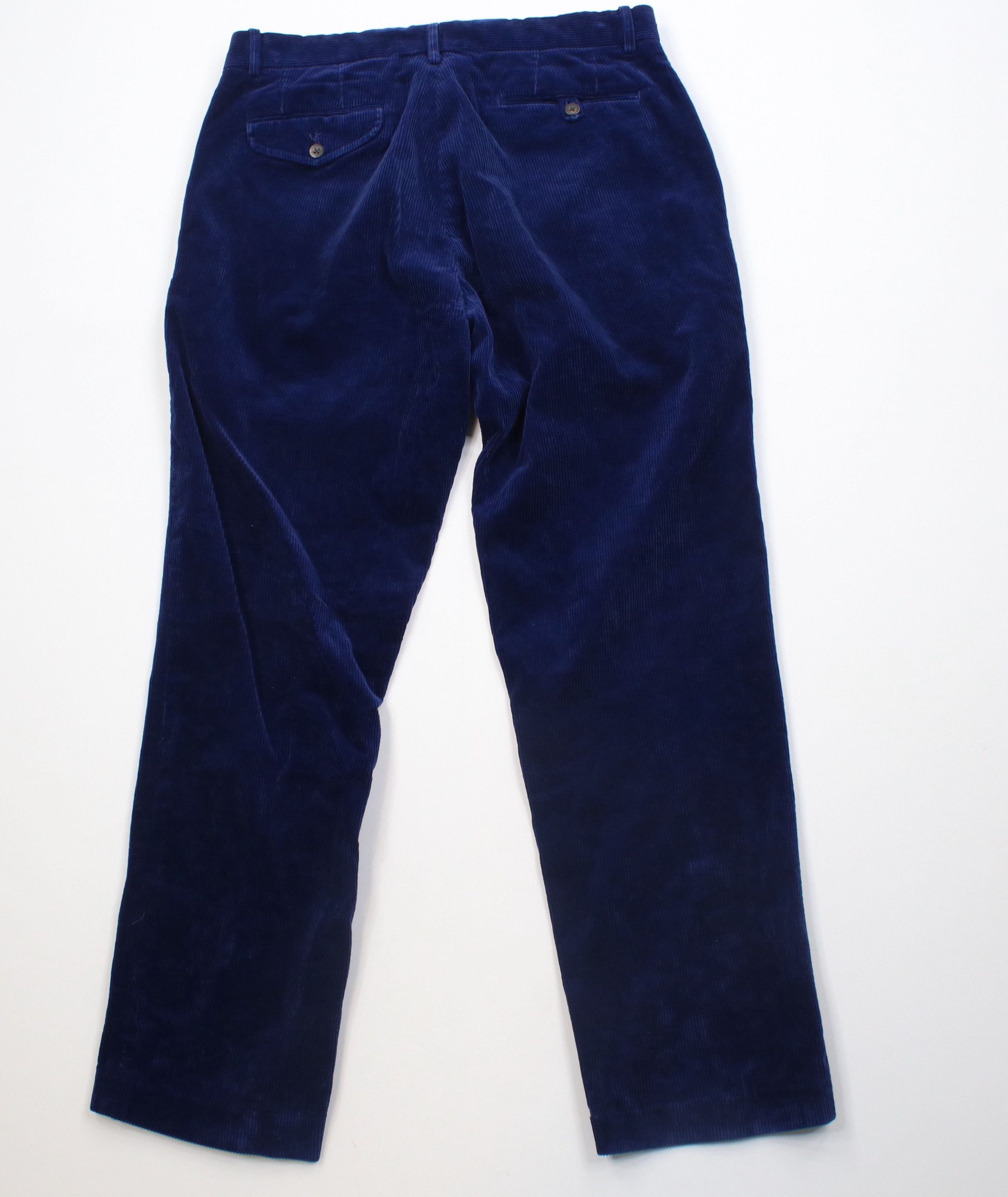 Polo Ralph Lauren Vintage 90s Ralph Lauren Thick Wide Leg Corduroy Pants Blue Size US 34 / EU 50 - 10 Thumbnail