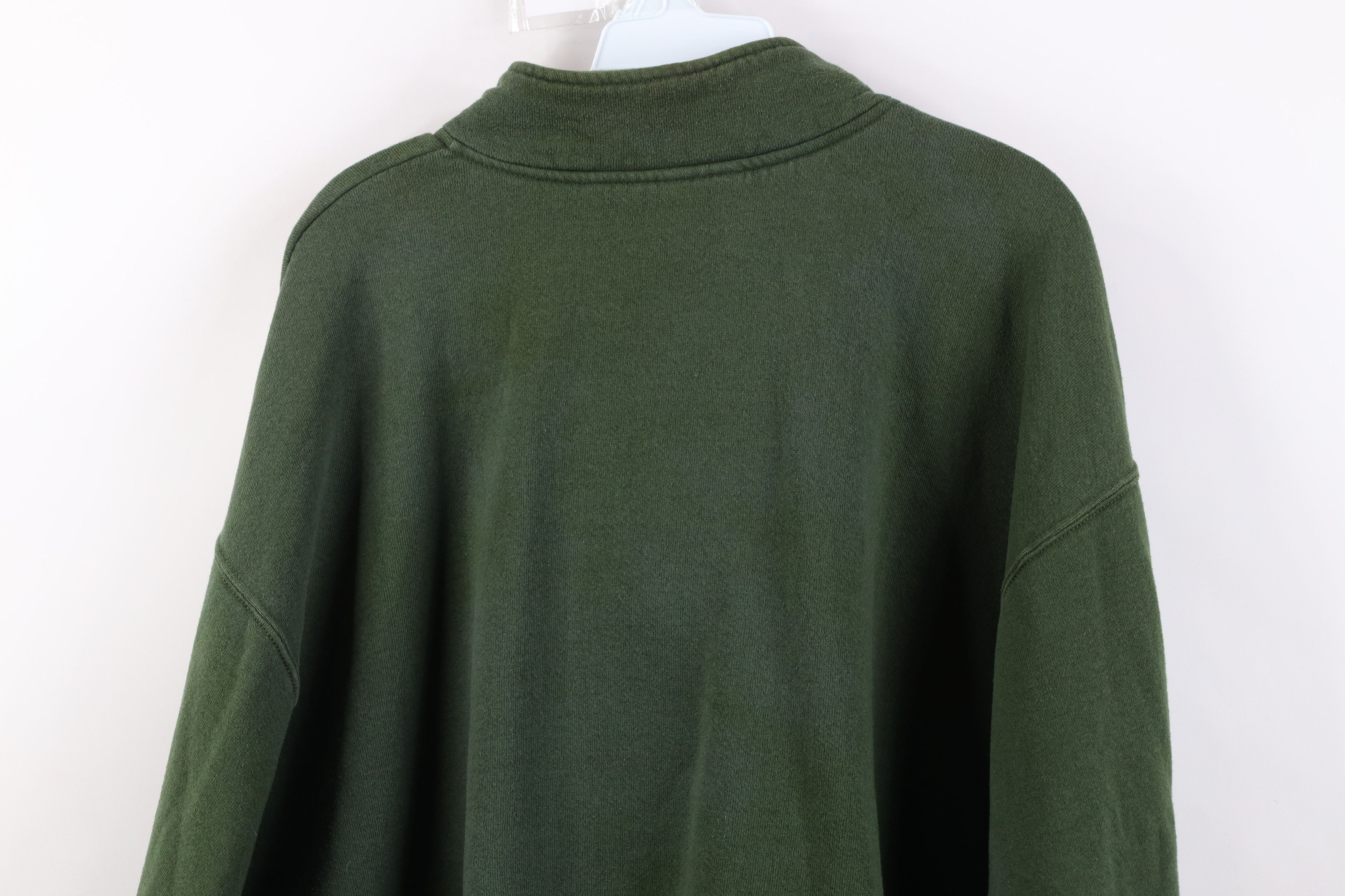 Vintage Vintage 90s Streetwear 1/4 Half Zip Pullover Sweatshirt Size US XL / EU 56 / 4 - 14 Thumbnail