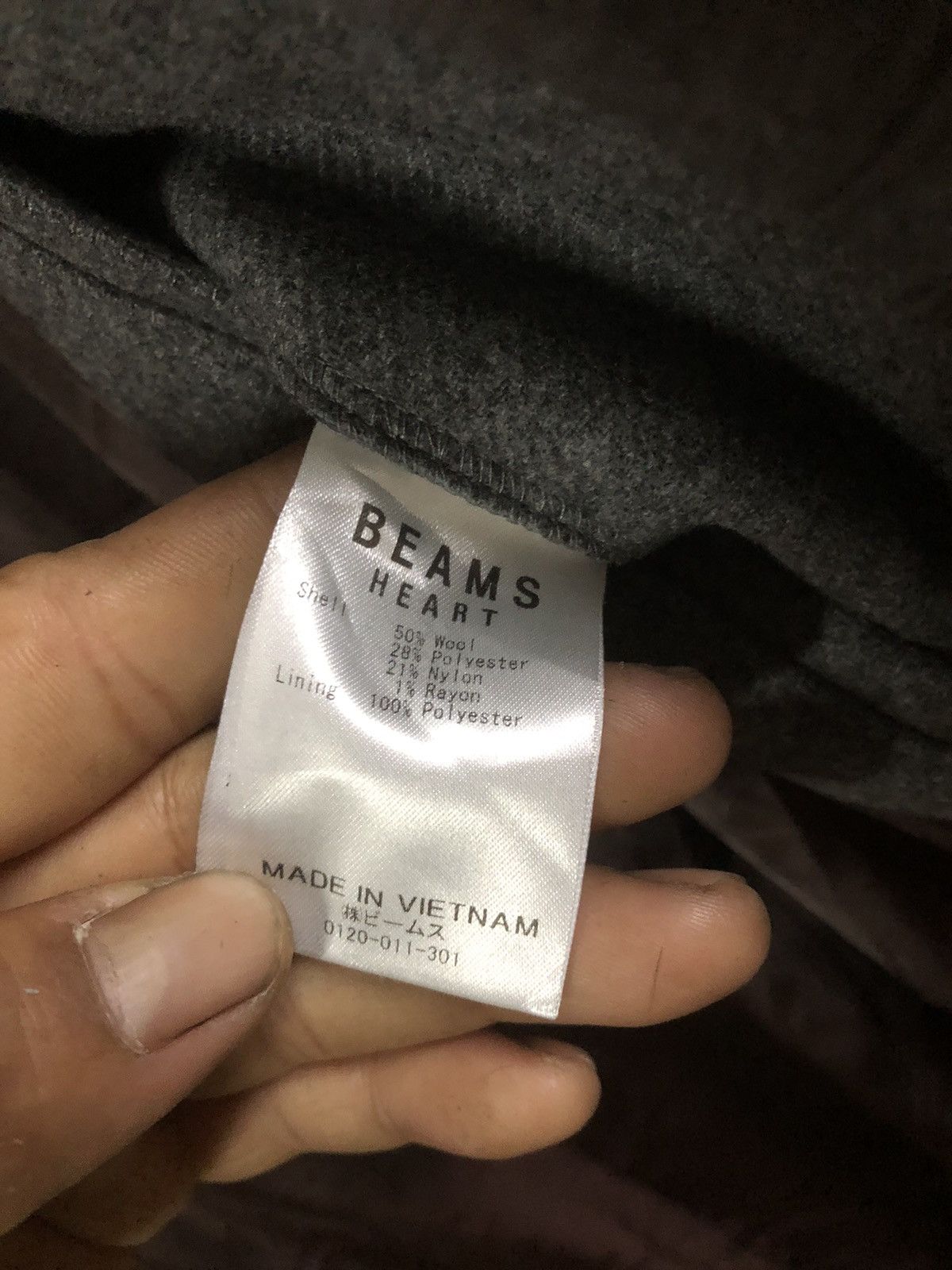 Beams Plus × Japanese Brand Vintage y2K Beams Heart Wool Long Jacket Size US M / EU 48-50 / 2 - 7 Thumbnail