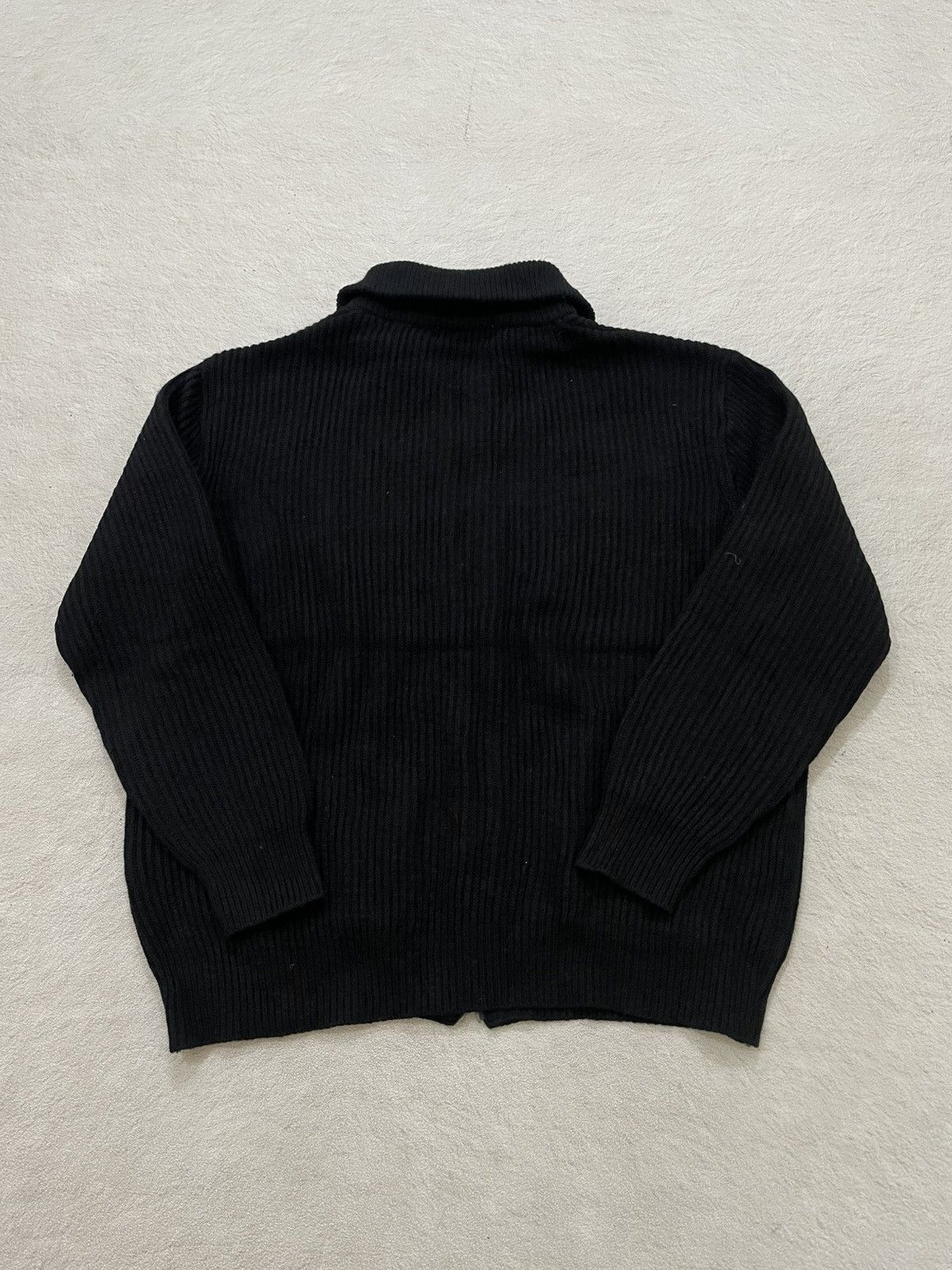 Japanese Brand 2000s Japan Thermal Jacket Black Ribbed Multi Zip Y2K If6was Size US XXL / EU 58 / 5 - 9 Thumbnail