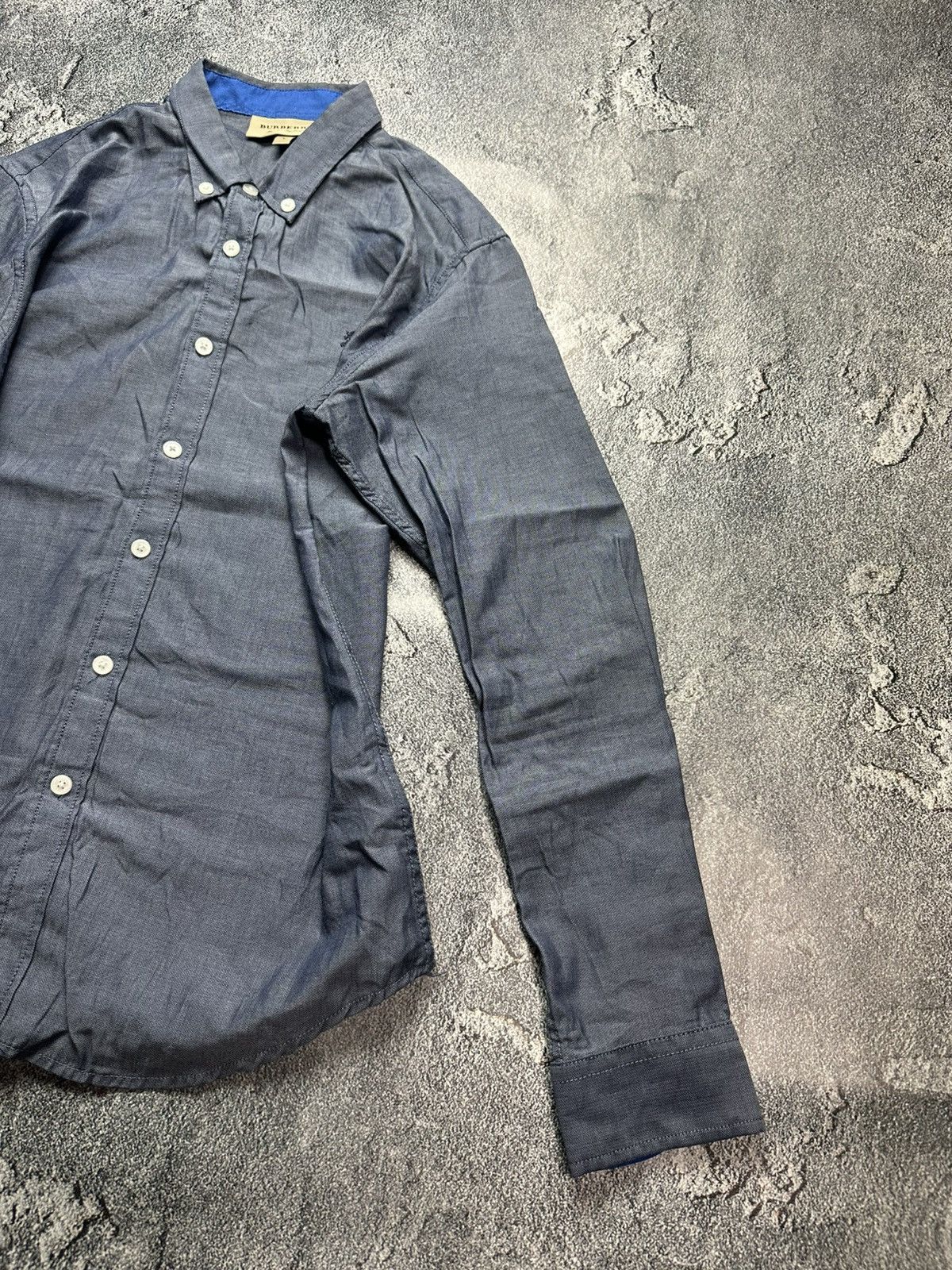 Burberry Burberry Vintage Shirt Button Ups Logo Rare Size US L / EU 52-54 / 3 - 6 Thumbnail