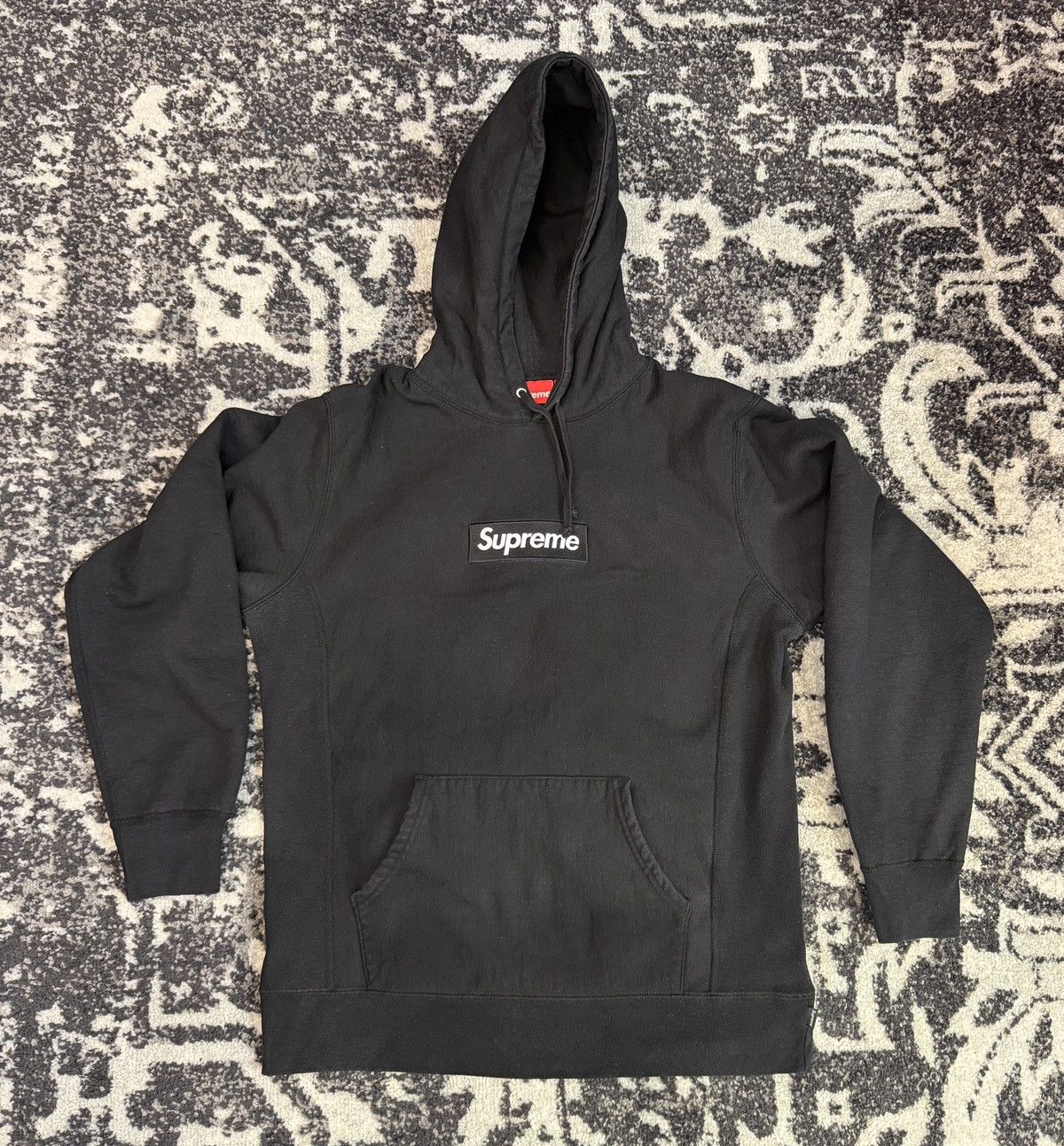 Supreme Supreme Box Logo Hoodie – Black / White Size US XL / EU 56 / 4 - 1 Thumbnail