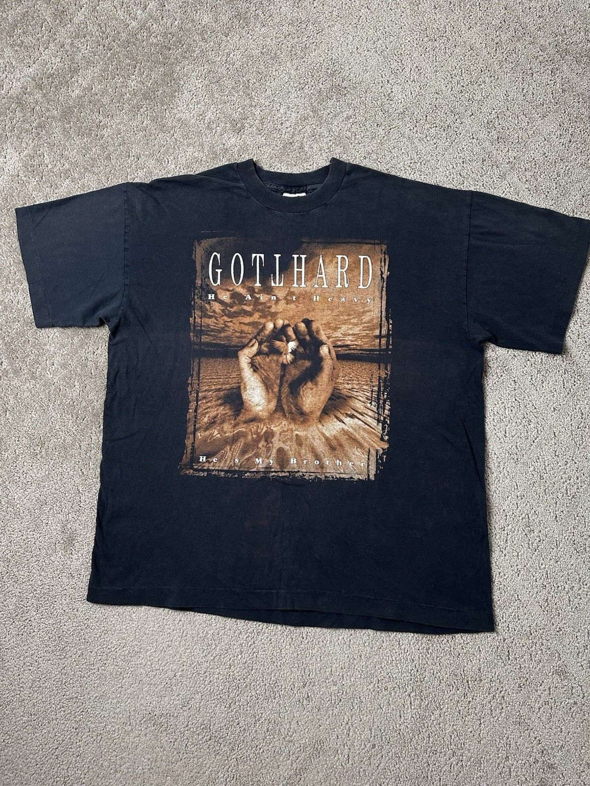 Vintage Vintage 90s Gotthard (He Aint Heavy hes my Brother) Sz XL Size US XL / EU 56 / 4 - 1 Thumbnail