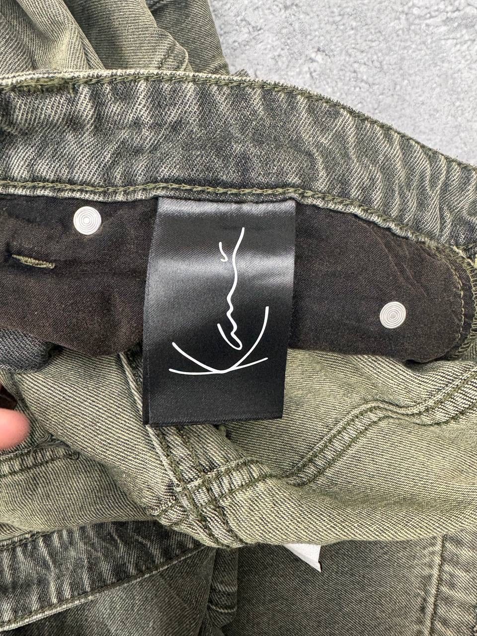 Karl Kani Karl Kani Men Baggy Jeans OG Washed Wavy Seams Green Size 34 Size US 34 / EU 50 - 10 Thumbnail