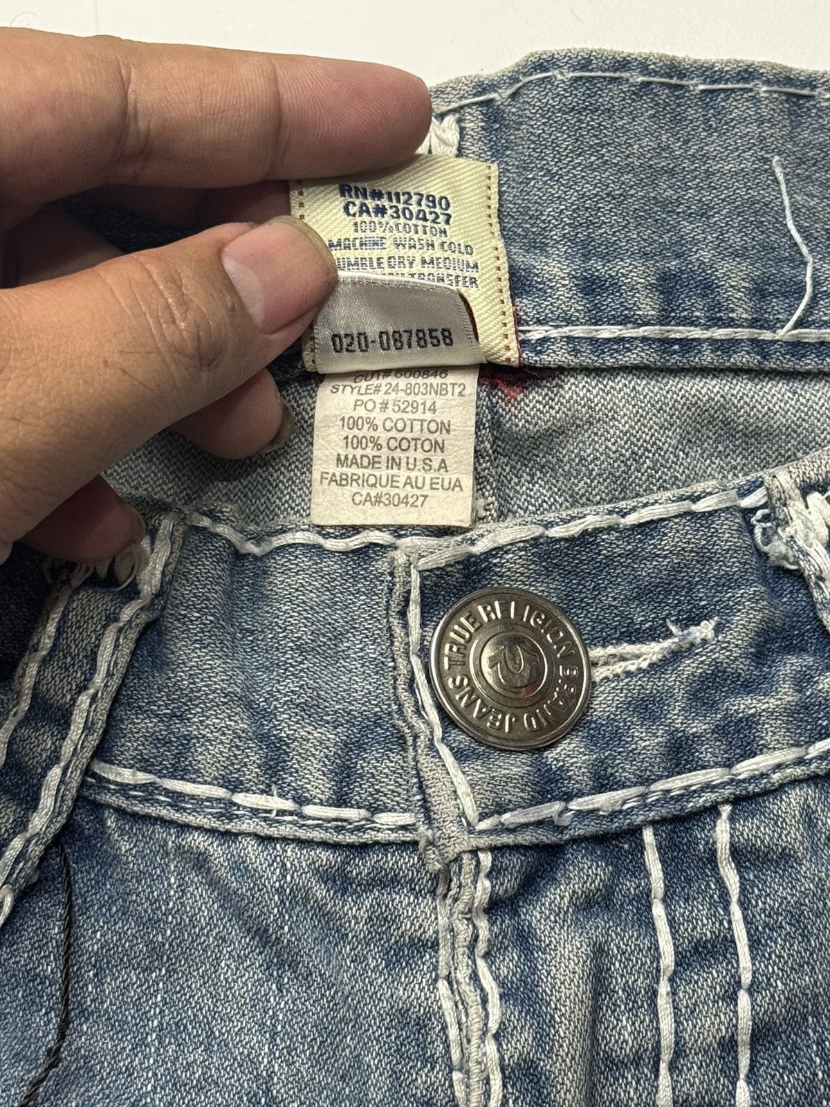 If Six Was Nine × Japanese Brand × True Religion true religion flared distressed denim jeans Size US 30 / EU 46 - 12 Thumbnail