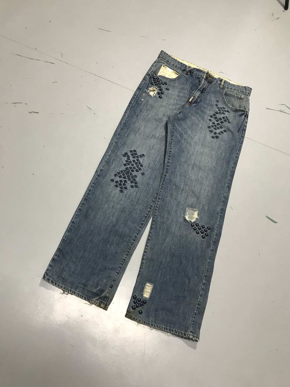 Southpole Vintage Hiphop embroidered denim Size US 36 / EU 52 - 3 Thumbnail
