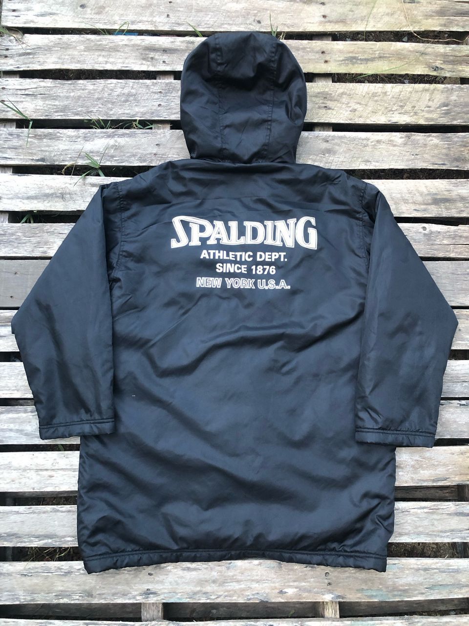 Spalding × Vintage Vintage Spalding SpellOut Sherpa Windbreaker Jacket Size US L / EU 52-54 / 3 - 2 Thumbnail