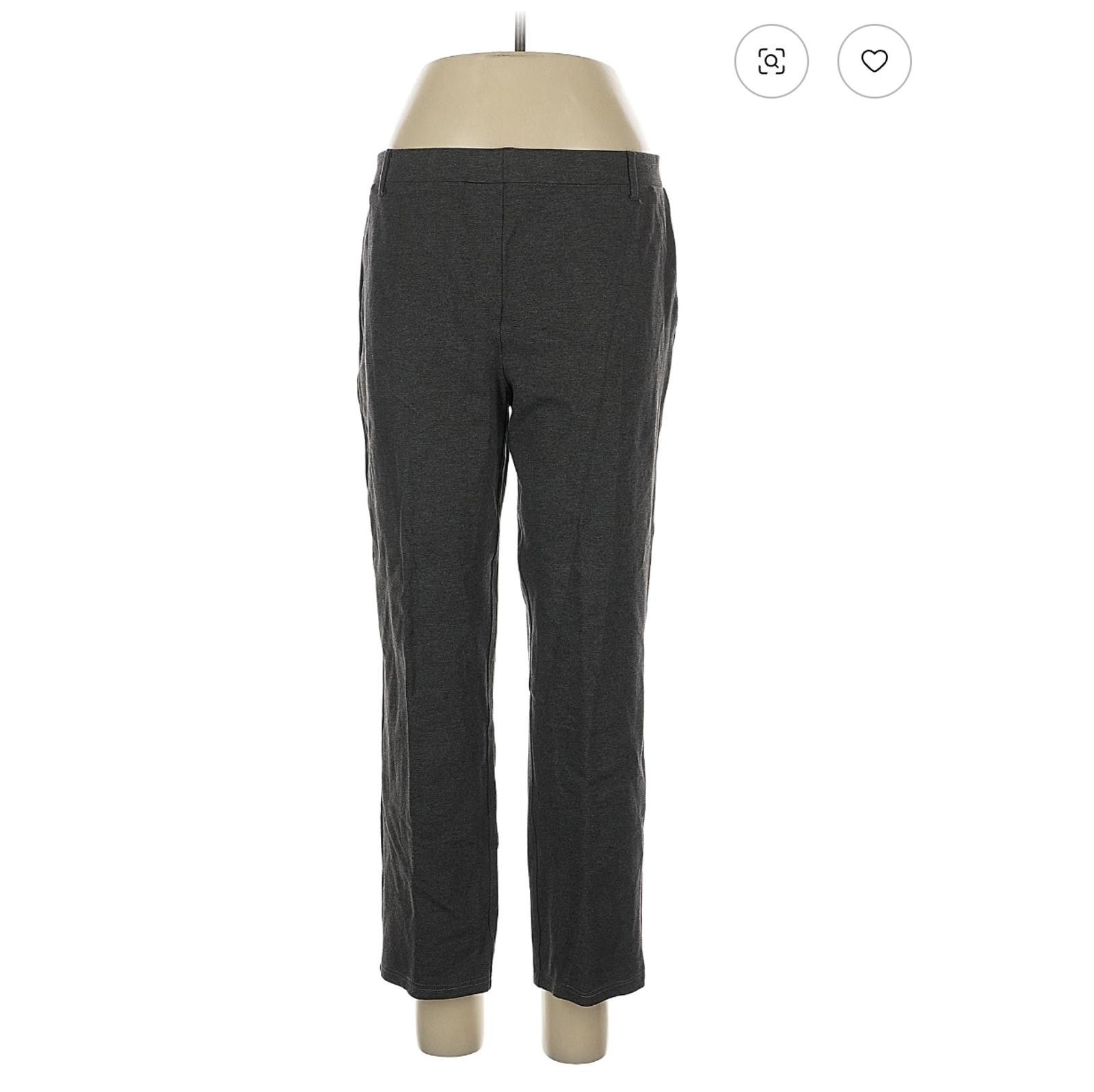 Quince Quince Gray Chevron Pattern Dress Pants Size L Size 36" / US 14 / IT 50 - 1 Thumbnail