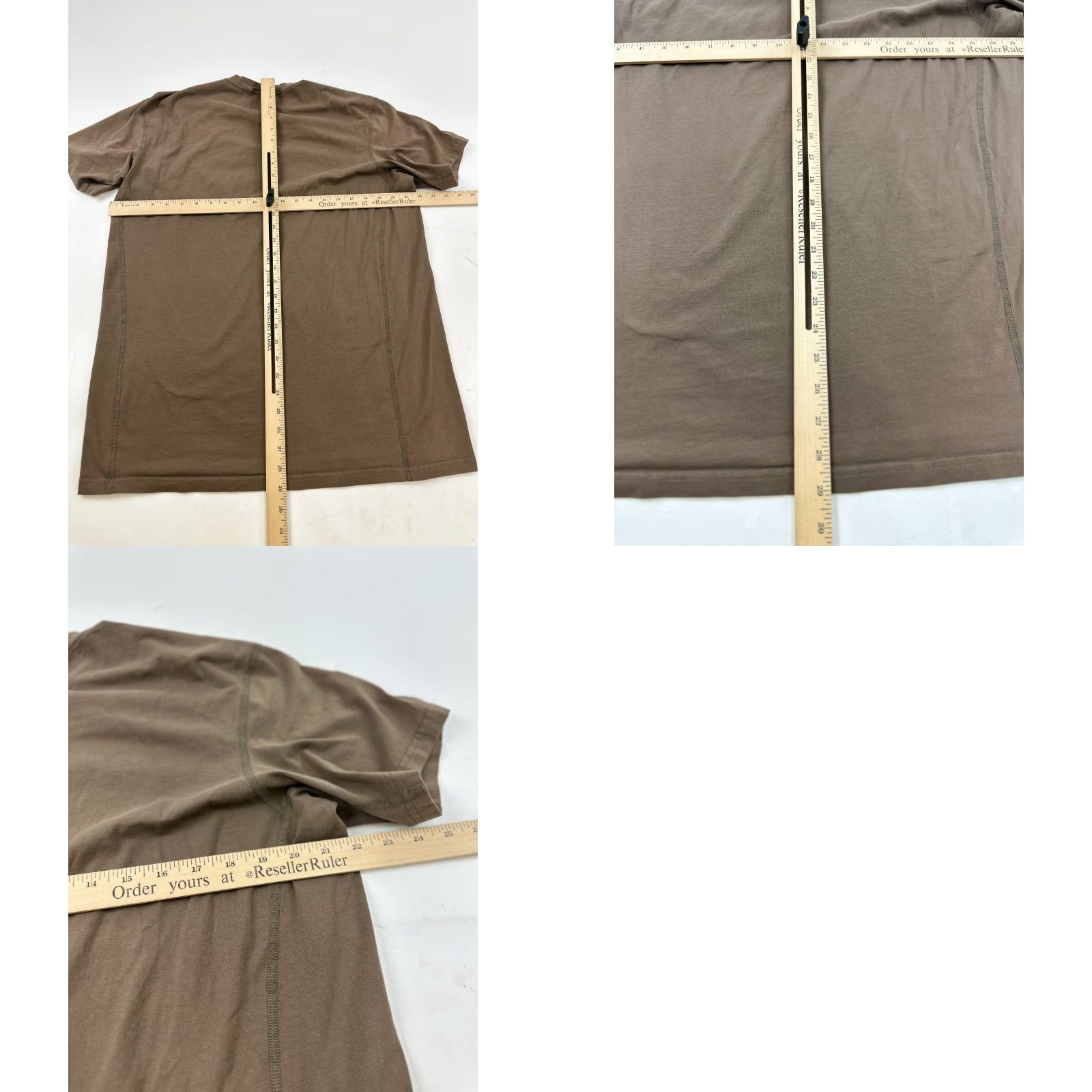 Layer 8 Punisher Shirt Mens XL Brown Army Combat Line Base Layer Crew Neck T-Shirt Short Sleeve Solid Cotton Pullover Tee Size US XL / EU 56 / 4 - 8 Thumbnail