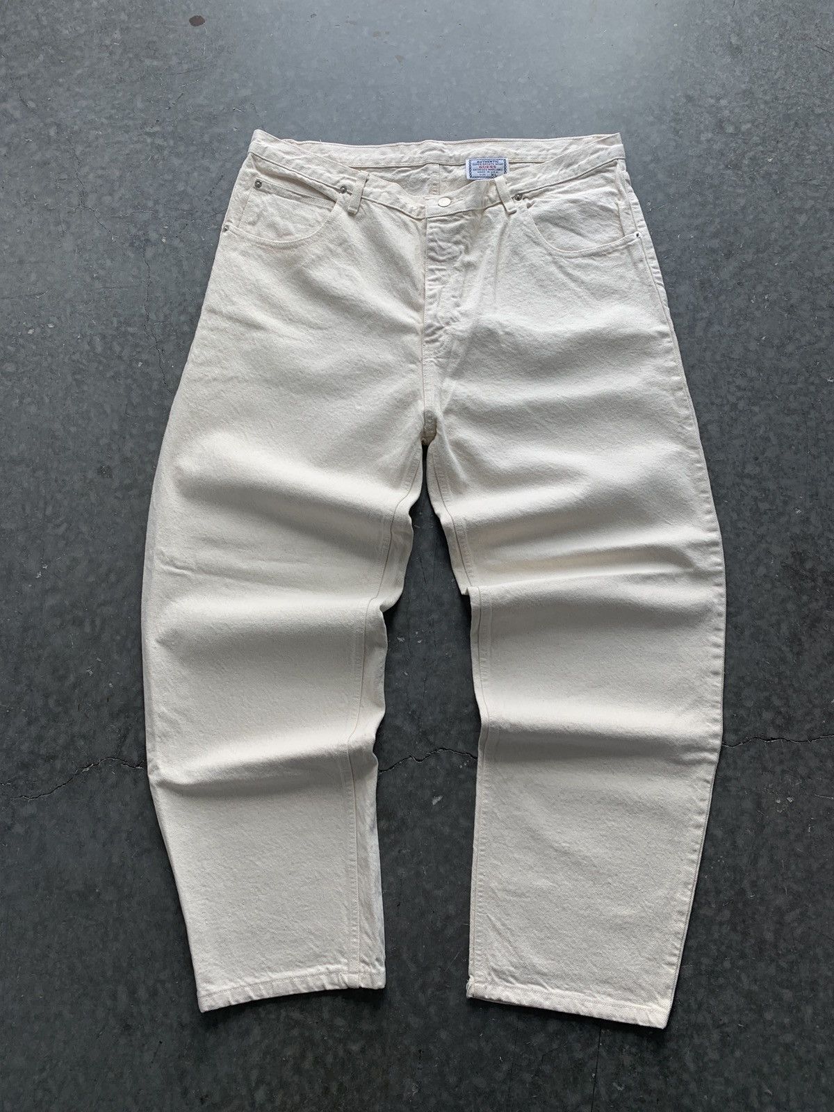 Guess Crazy Vintage Y2K Guess Baggy Jeans Eggshell Size US 40 / EU 56 - 6 Thumbnail